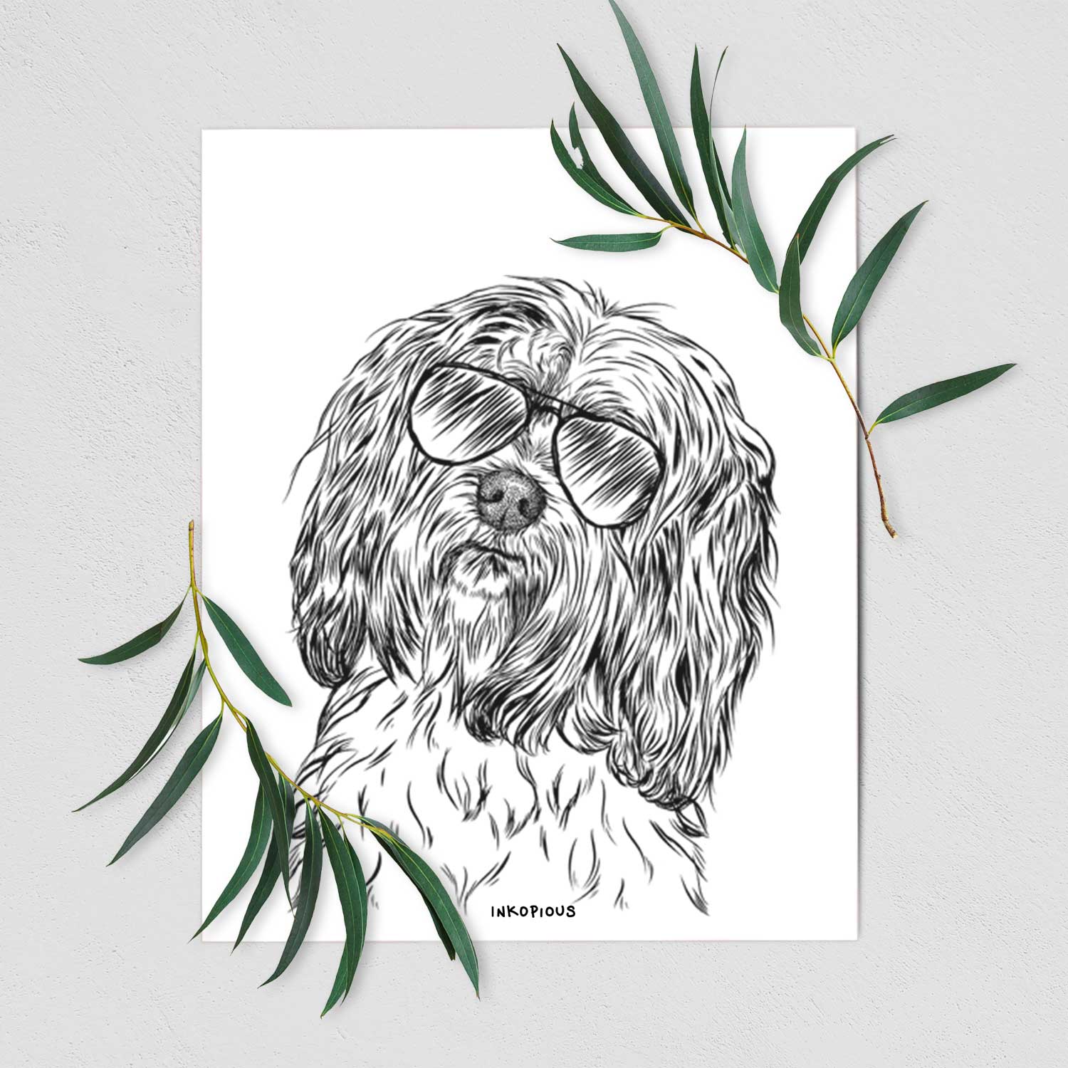 Shenpa the Tibetan Terrier Art Print