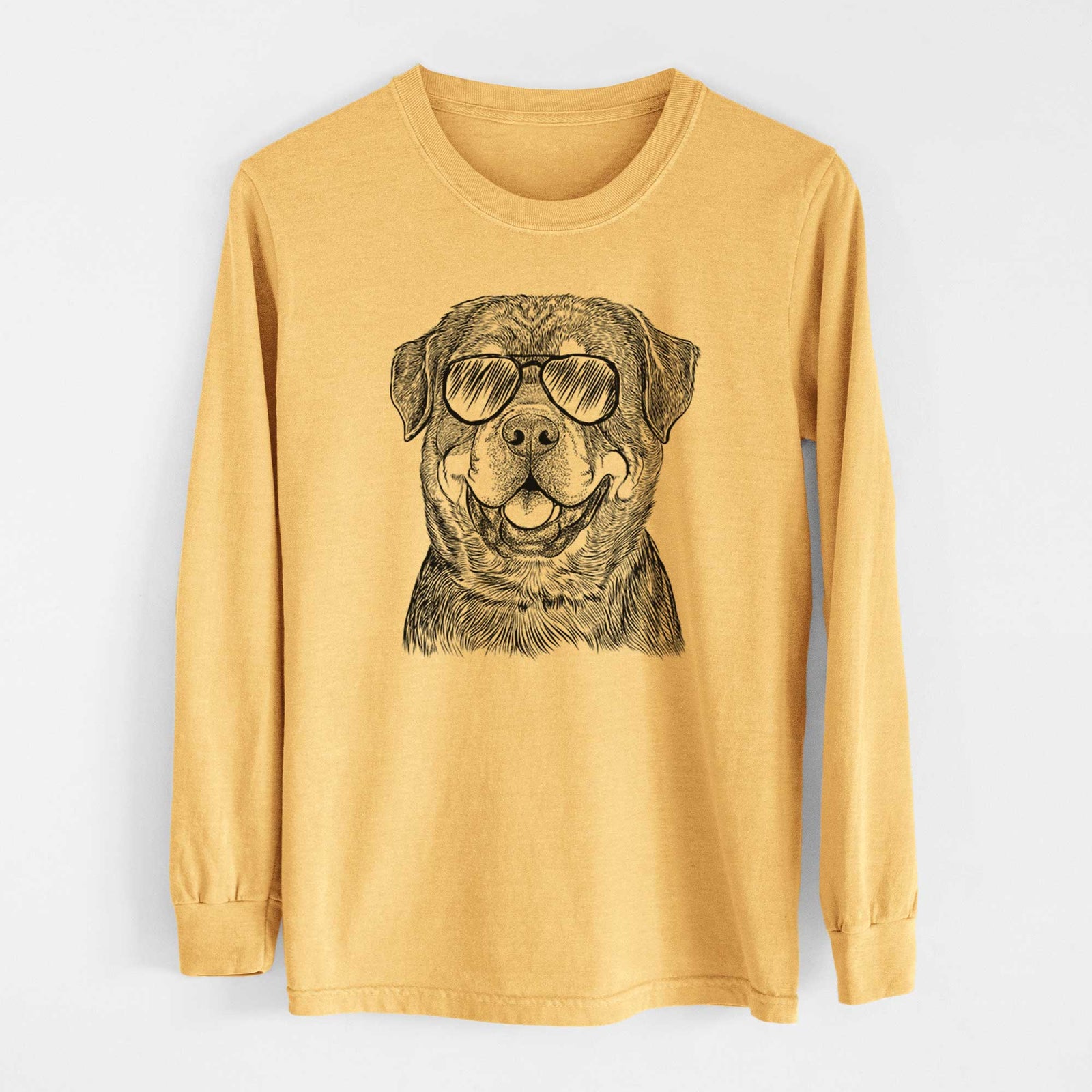 Aviators Sig the Rottweiler - Heavyweight 100% Cotton Long Sleeve