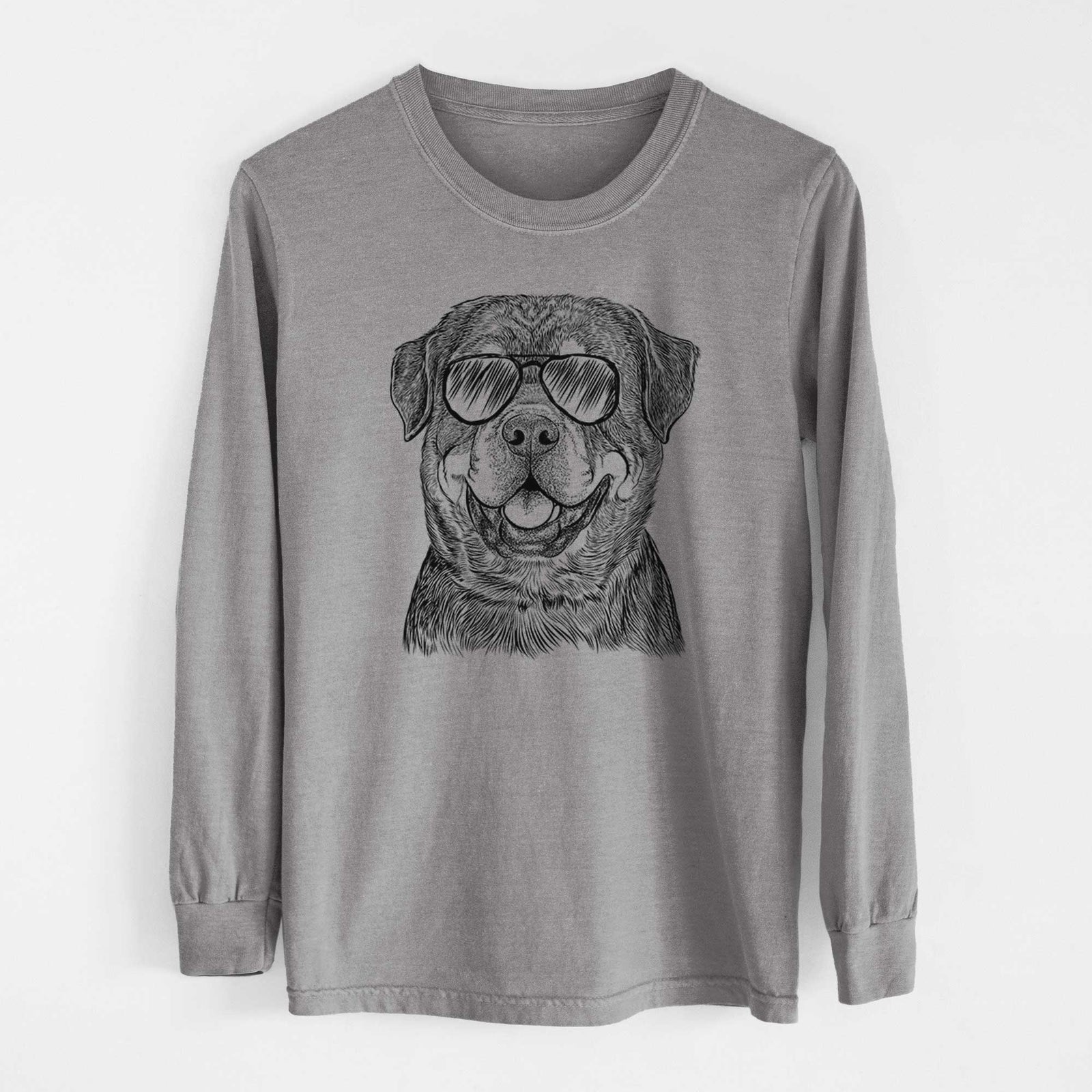 Aviators Sig the Rottweiler - Heavyweight 100% Cotton Long Sleeve
