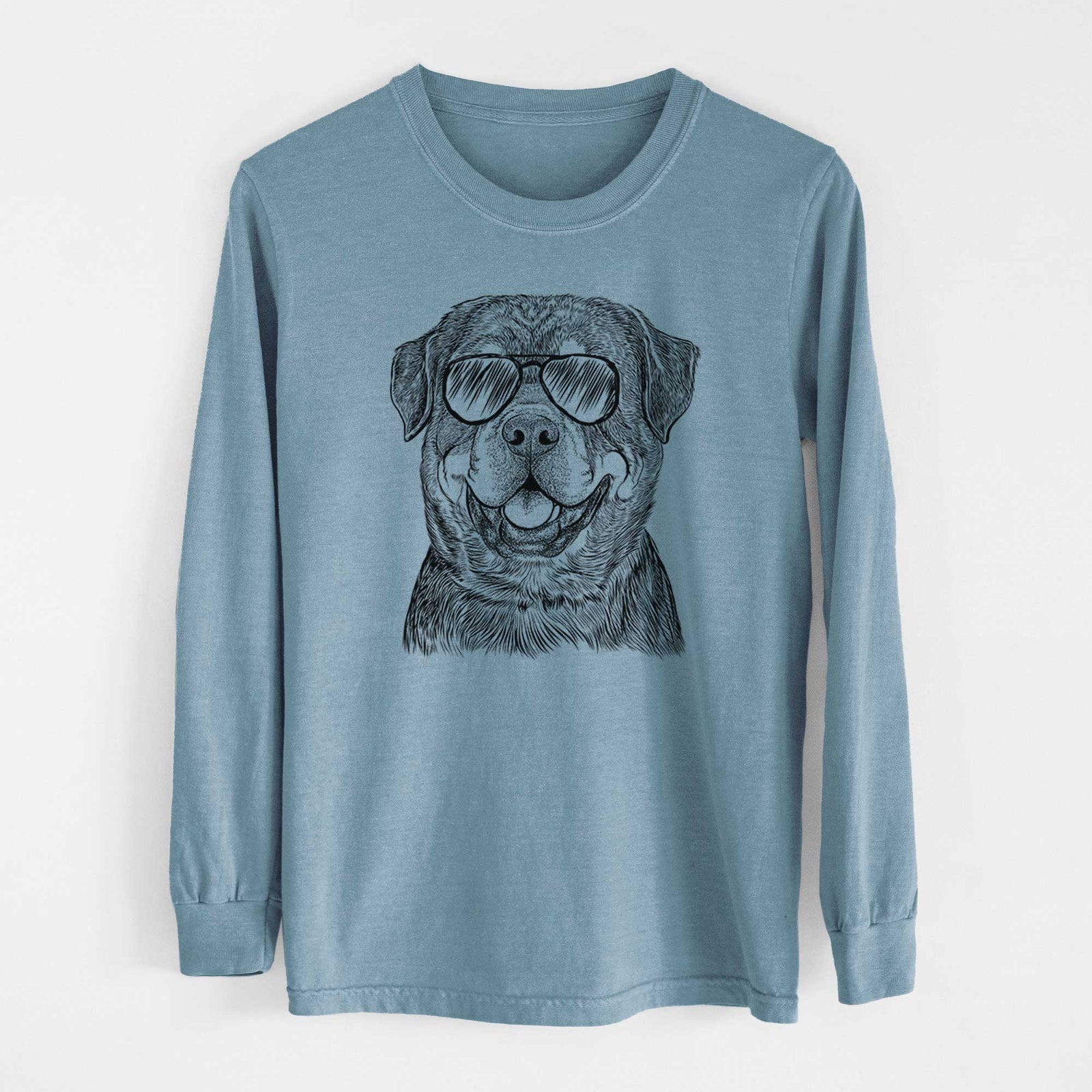 Aviators Sig the Rottweiler - Heavyweight 100% Cotton Long Sleeve