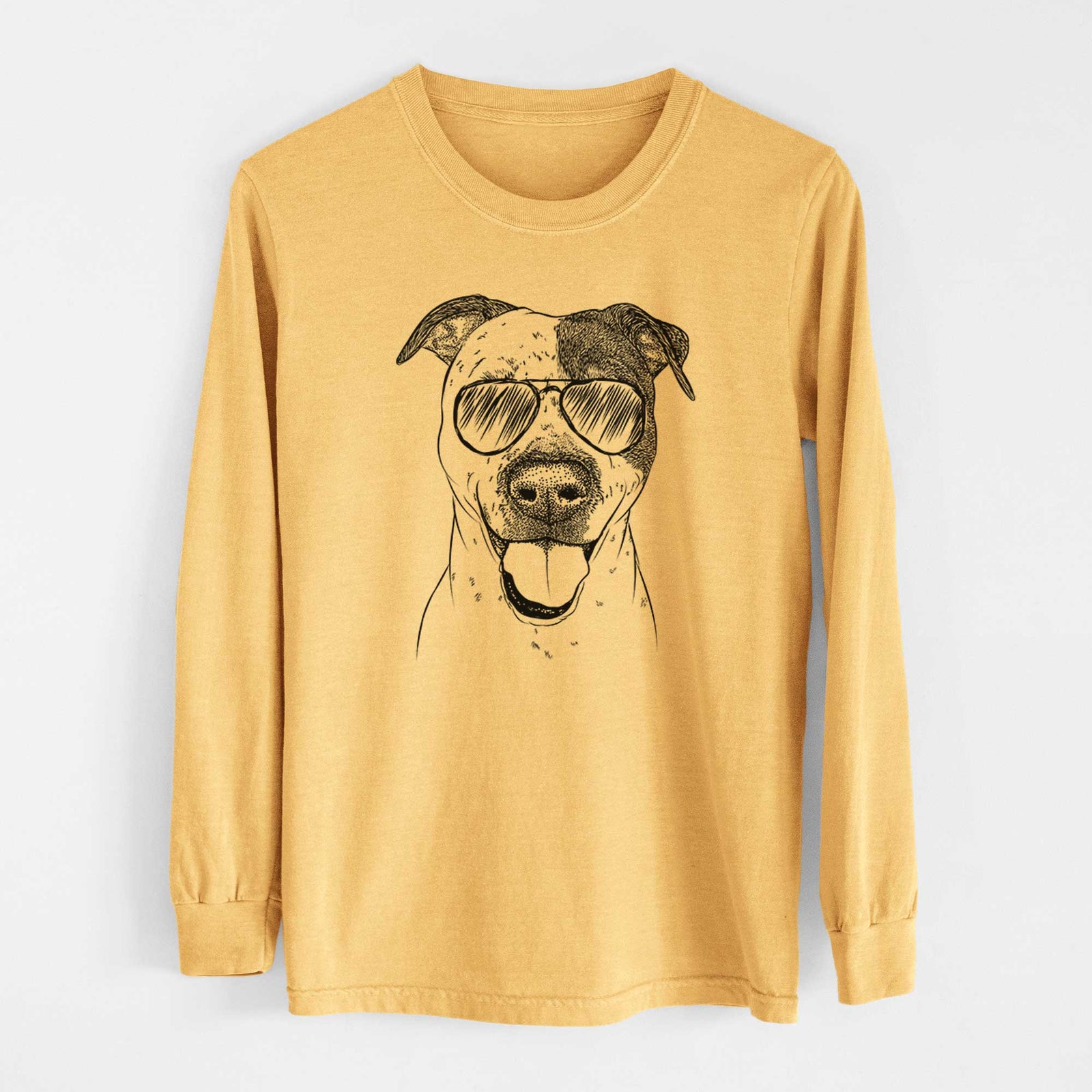 Aviators Simon the Mixed Breed - Heavyweight 100% Cotton Long Sleeve