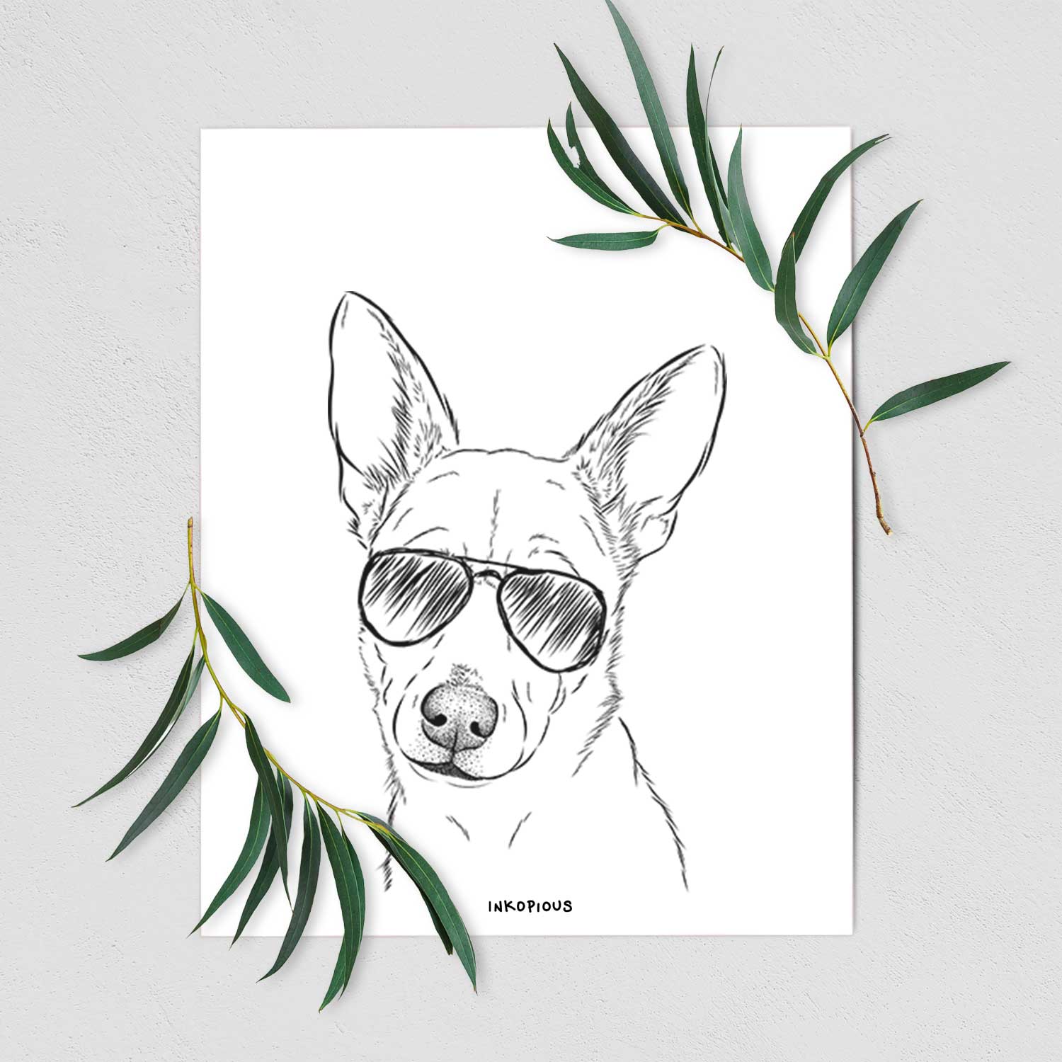 Sooner the Huskimo Art Print