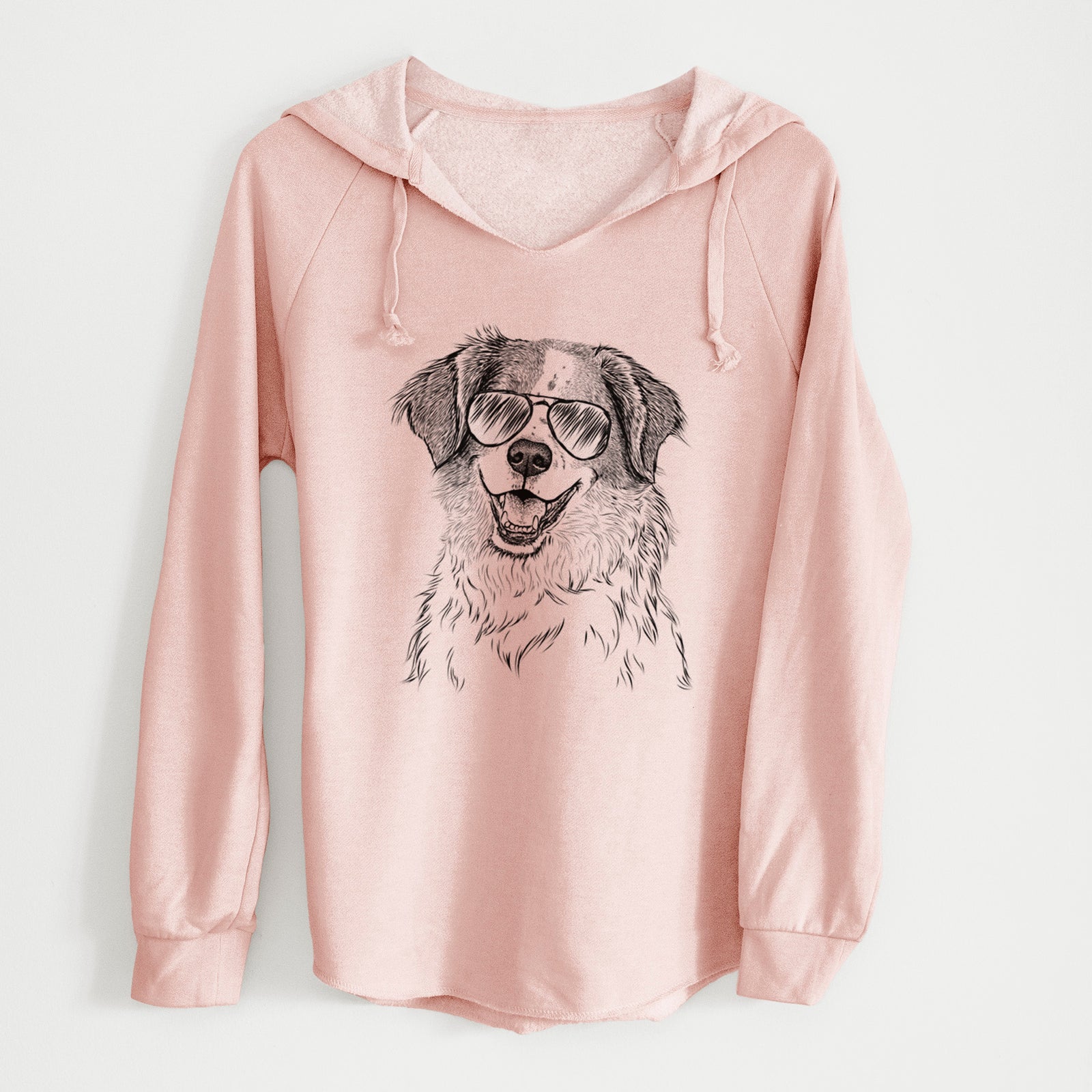 Aviator Sophie the Brittany Beagle Mix - Cali Wave Hooded Sweatshirt