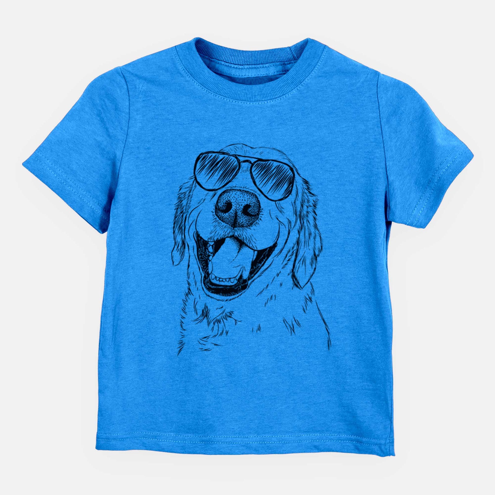 Aviator Spanky the Golden Retriever - Kids/Youth/Toddler Shirt