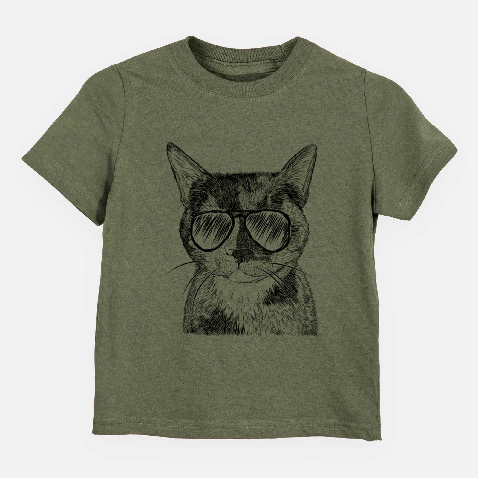 Aviator Spooky Kitty the Tortoiseshell Cat - Kids/Youth/Toddler Shirt