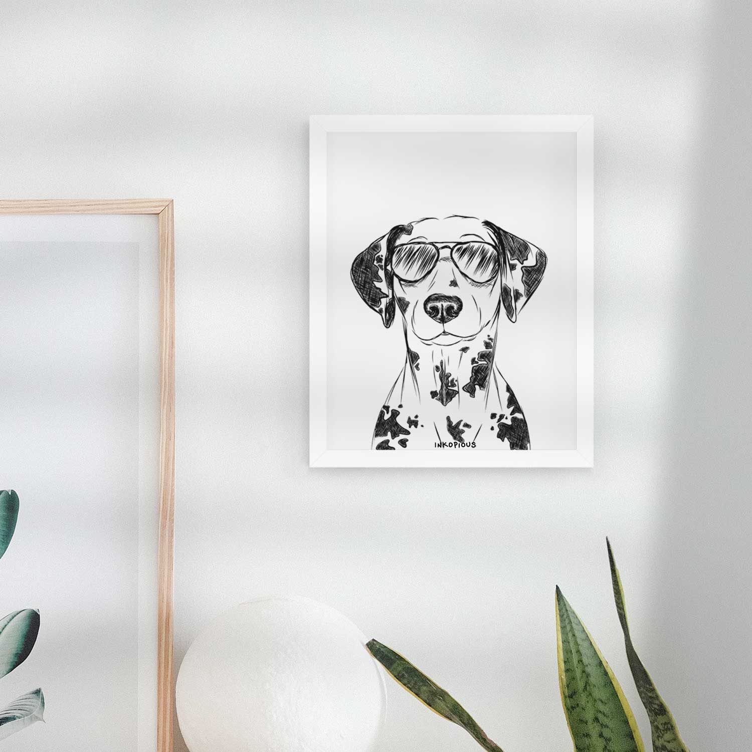 Spot the Dalmatian Art Print