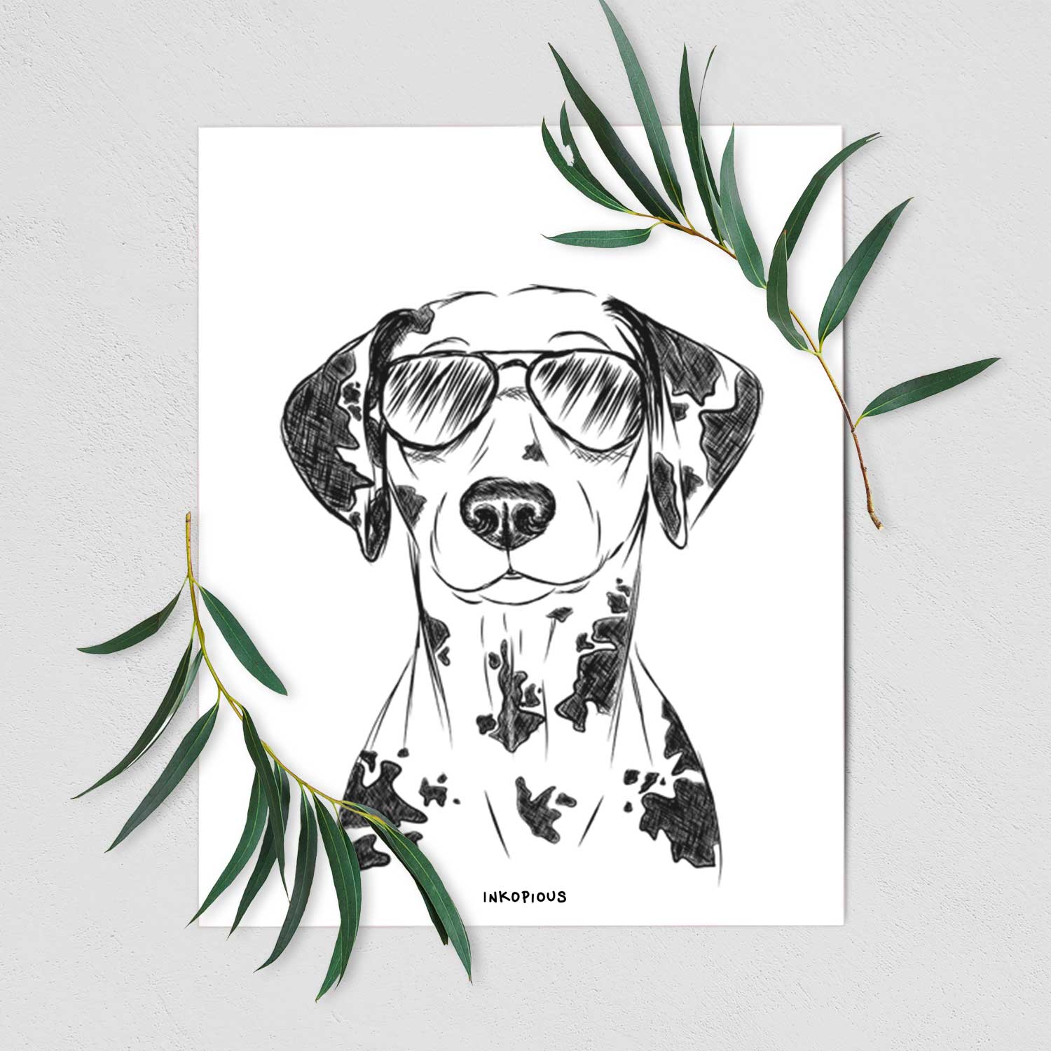 Spot the Dalmatian Art Print