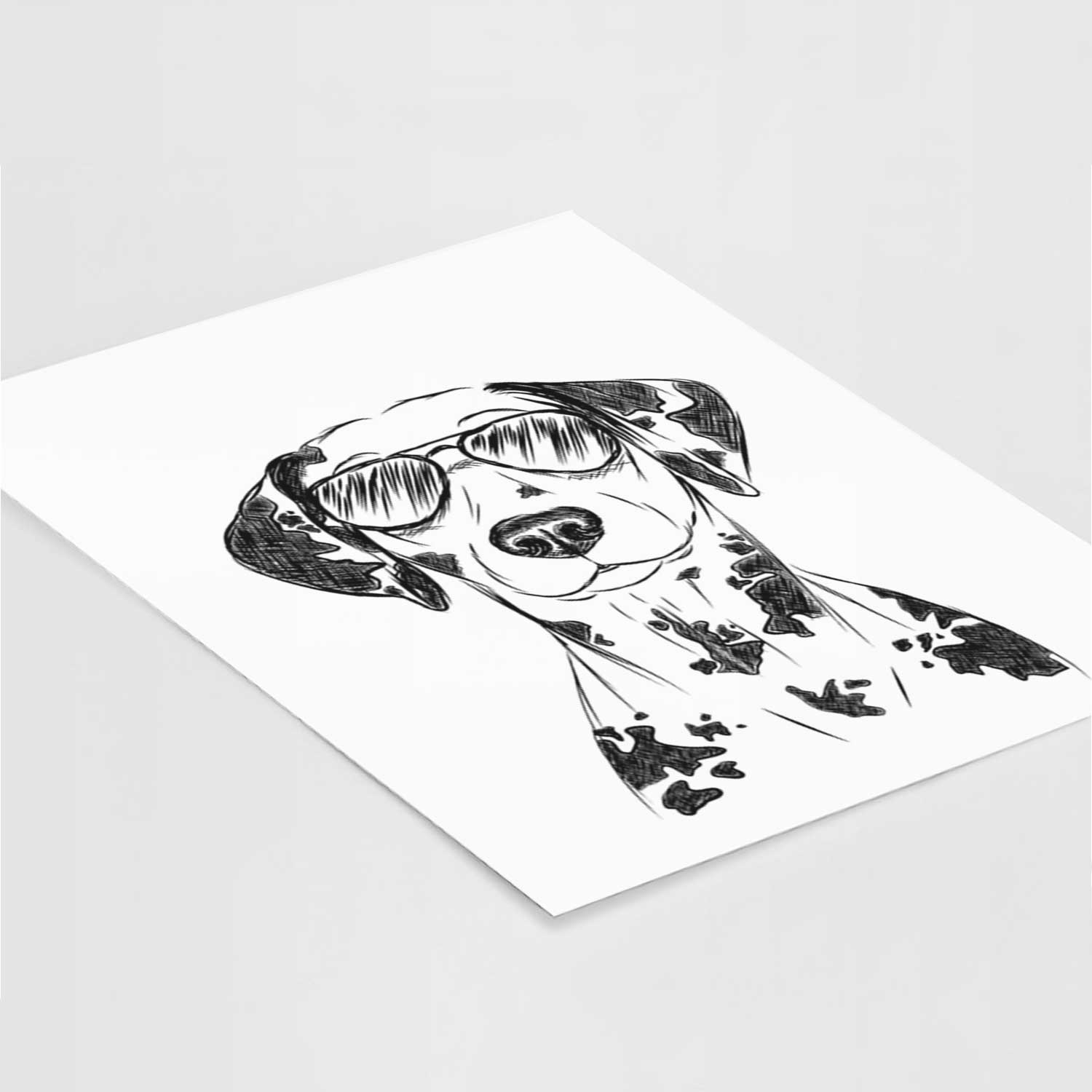 Spot the Dalmatian Art Print