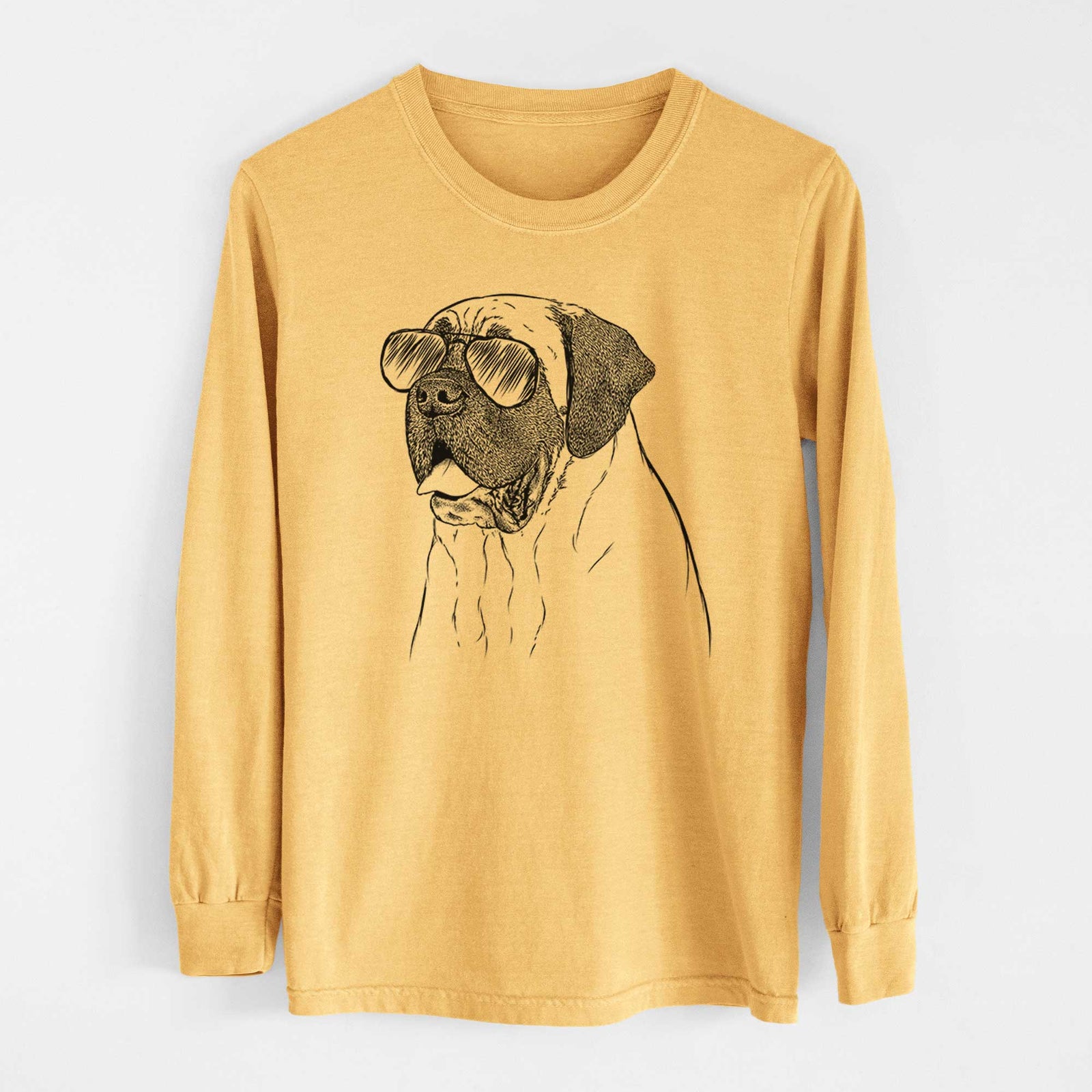 Aviators Sterling the English Mastiff - Heavyweight 100% Cotton Long Sleeve