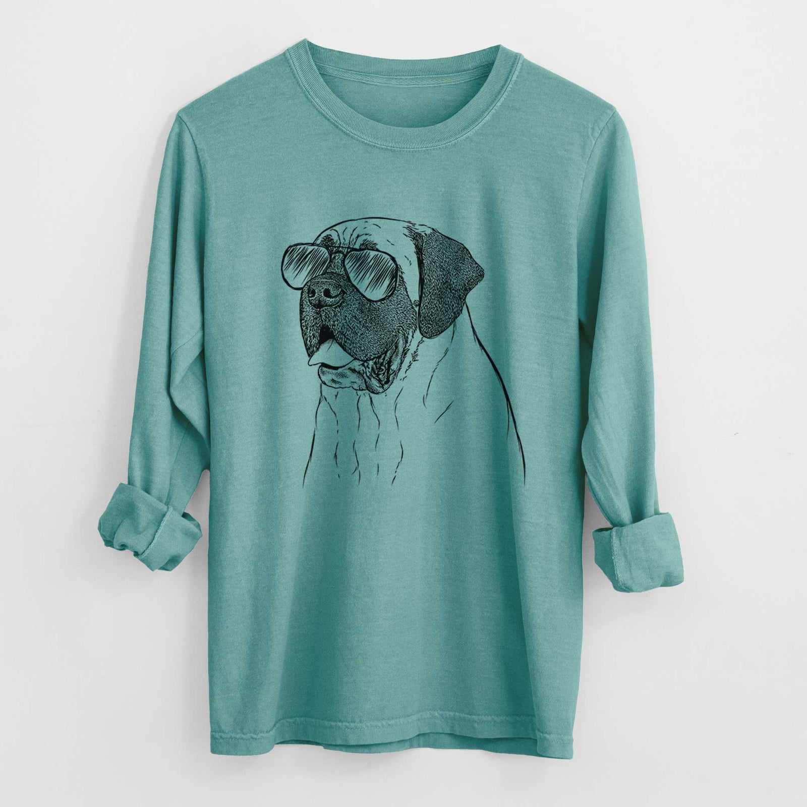 Aviators Sterling the English Mastiff - Heavyweight 100% Cotton Long Sleeve