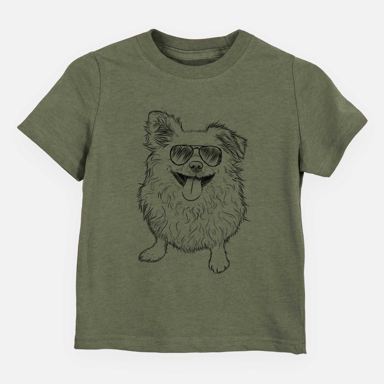Aviator Stuart the Longhaired Chihuahua - Kids/Youth/Toddler Shirt
