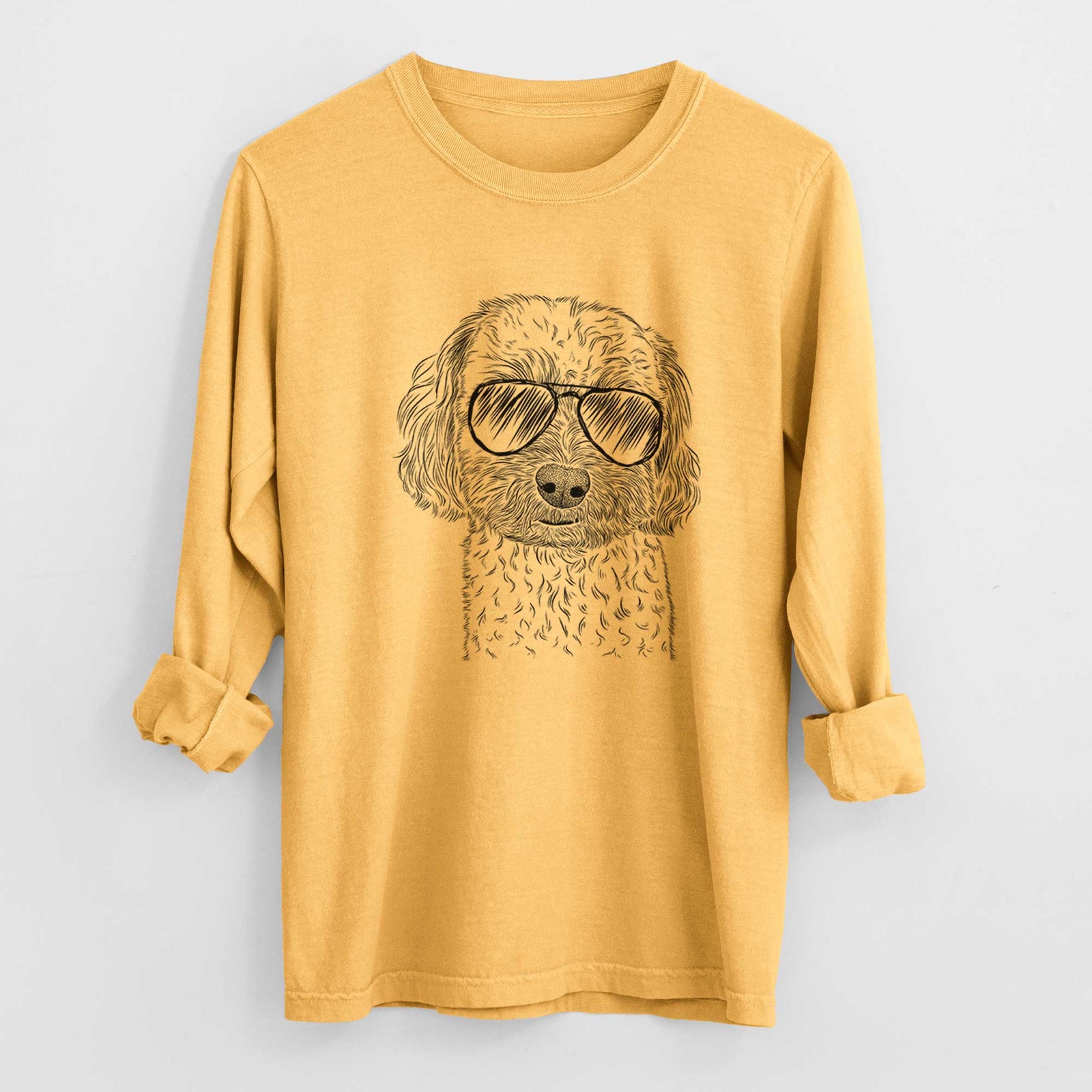 Aviators Sweet George the Mixed Breed - Heavyweight 100% Cotton Long Sleeve