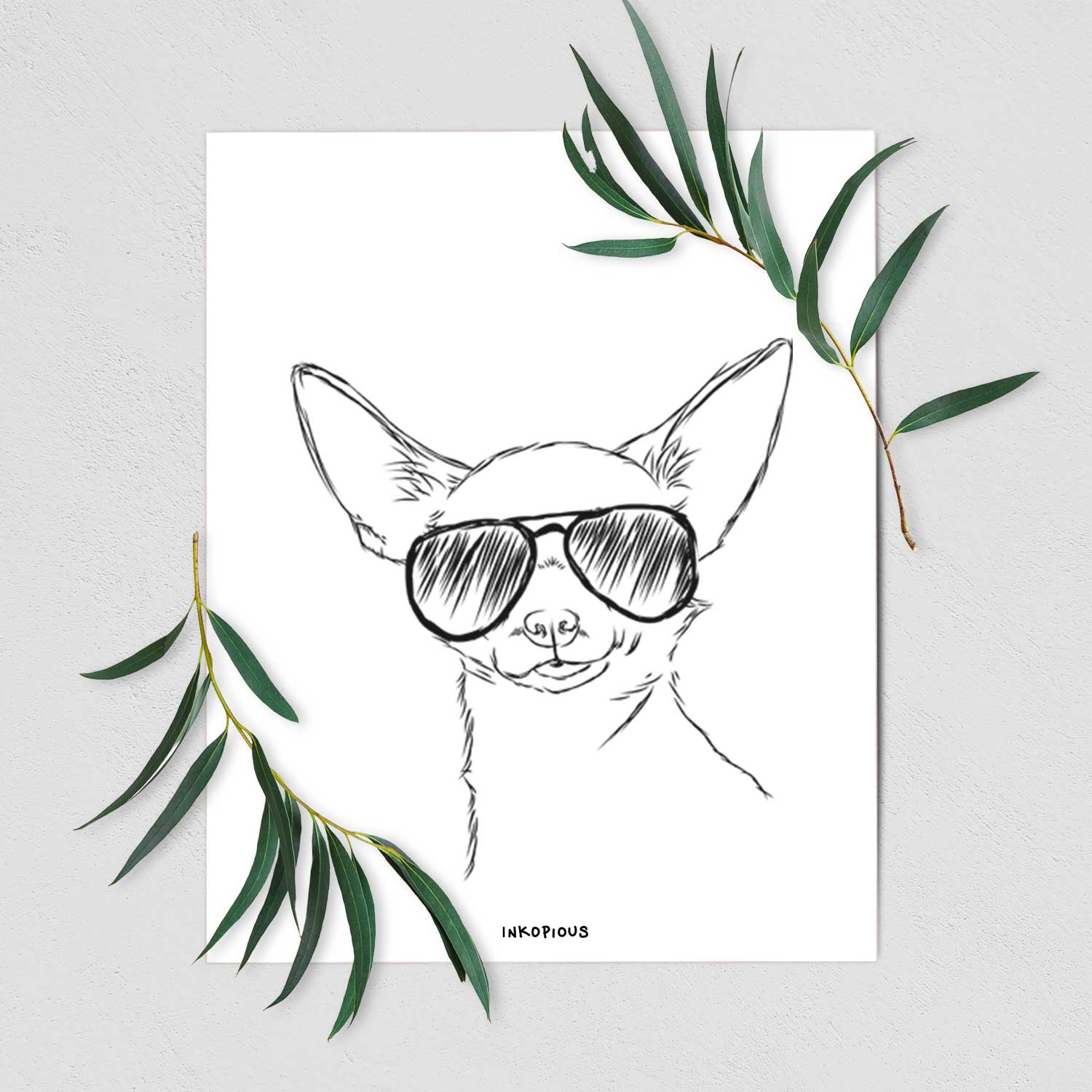 Tabitha the Chihuahua Art Print