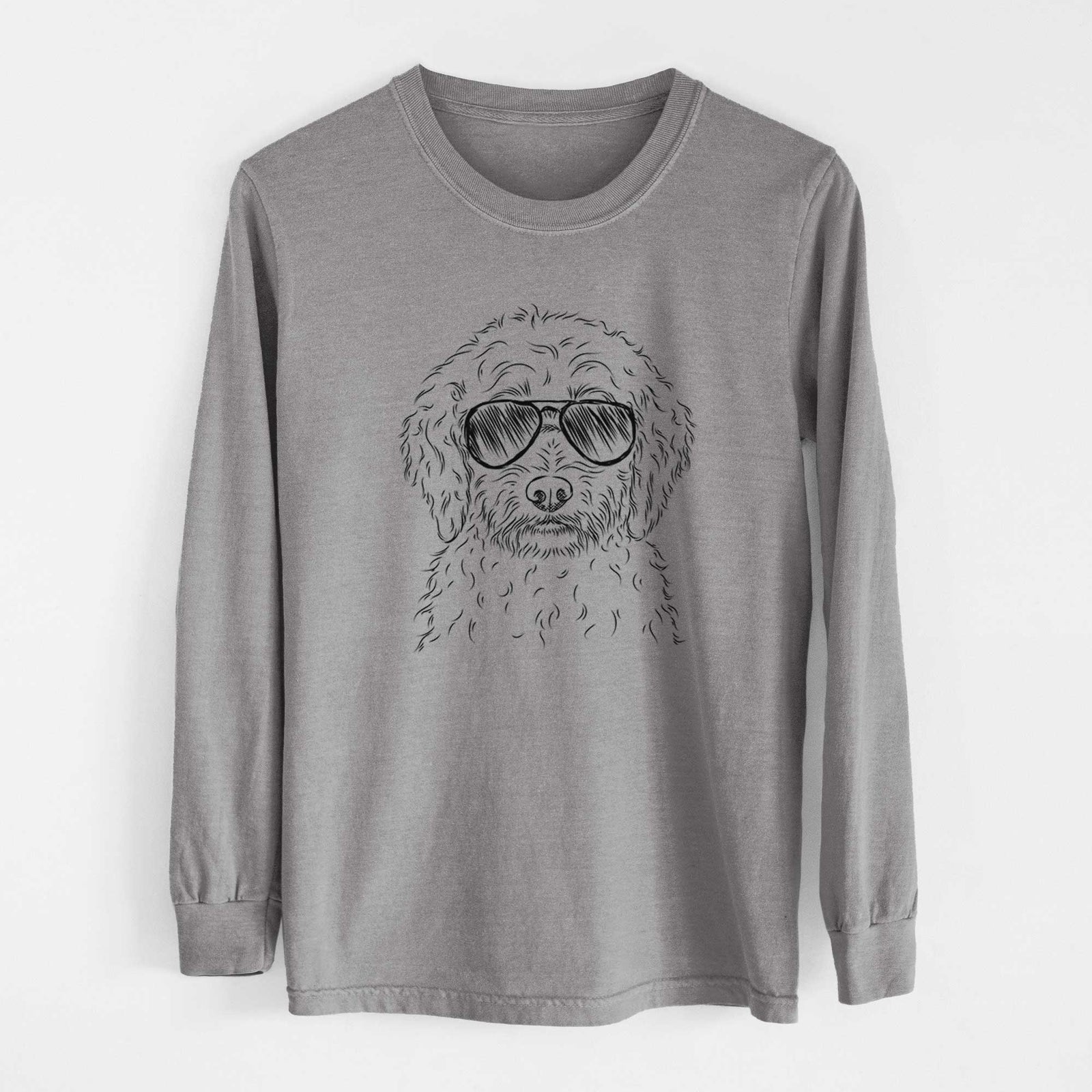 Aviators Teddy the Labradoodle - Heavyweight 100% Cotton Long Sleeve