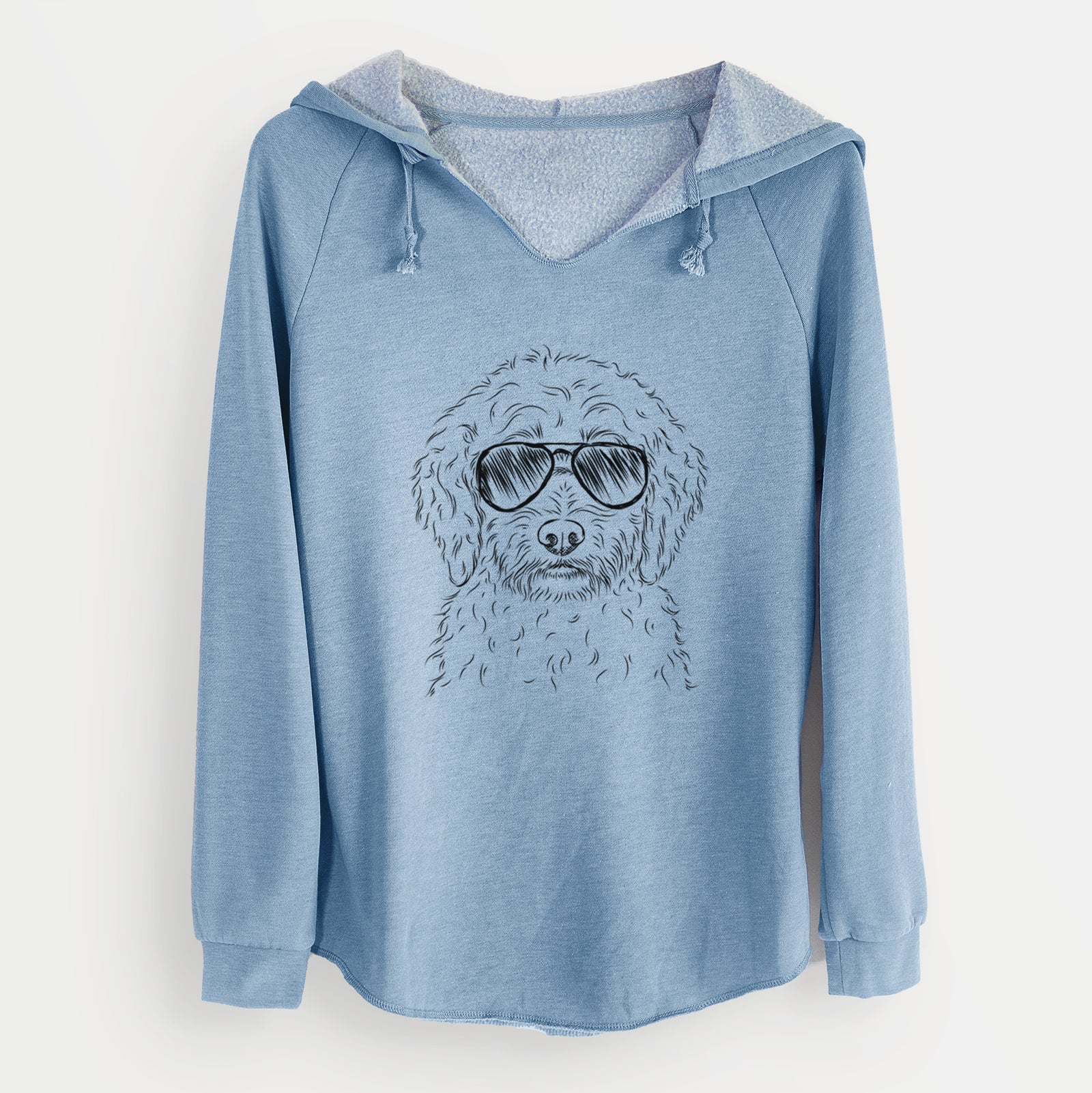 Aviator Teddy the Labradoodle - Cali Wave Hooded Sweatshirt