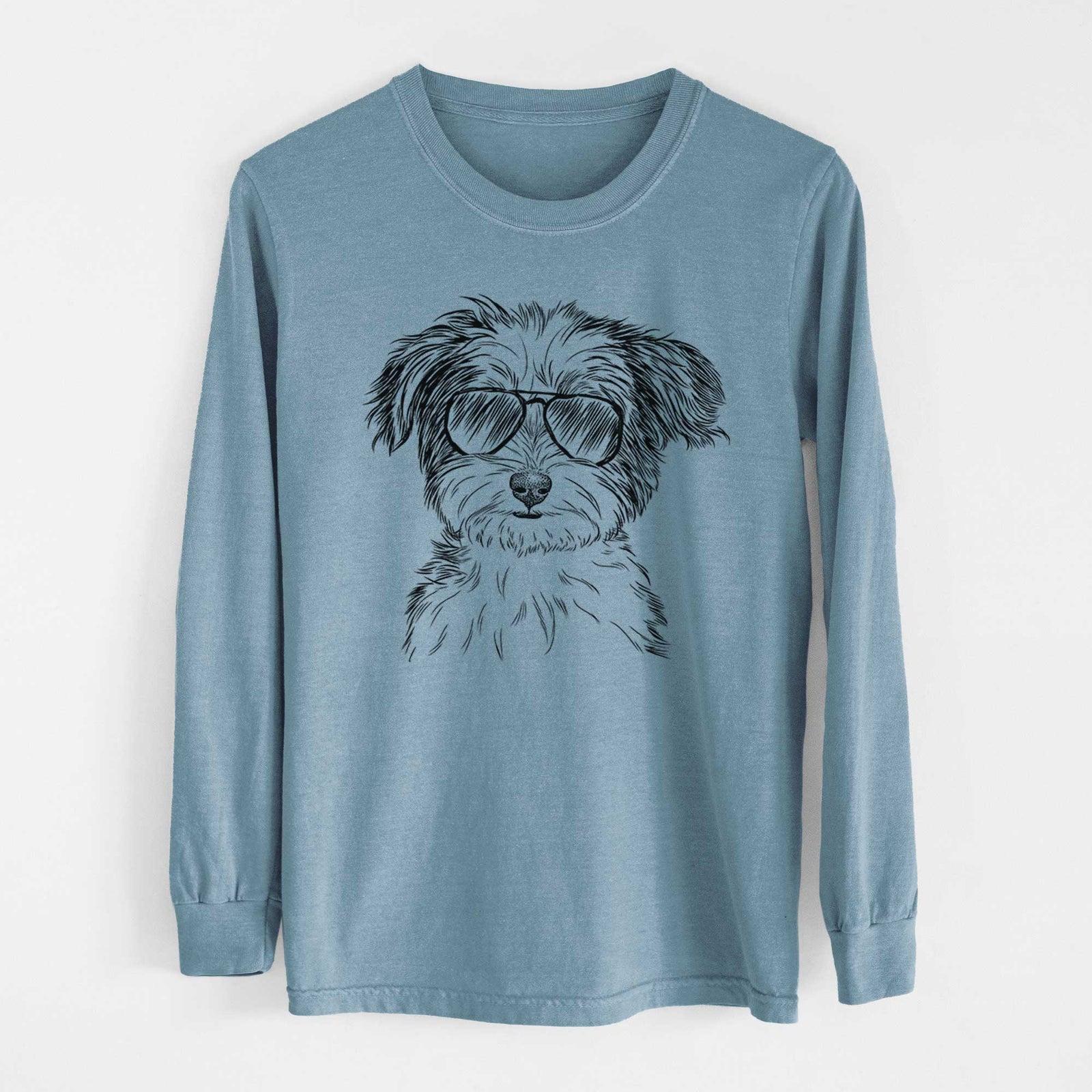 Aviators Teddy the Havanese - Heavyweight 100% Cotton Long Sleeve