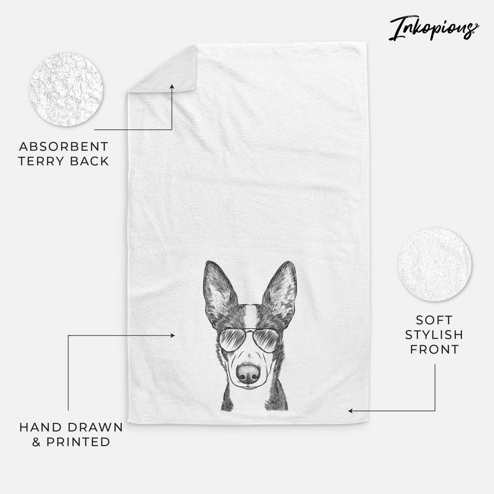 Tigm the Bippet Decorative Hand Towel