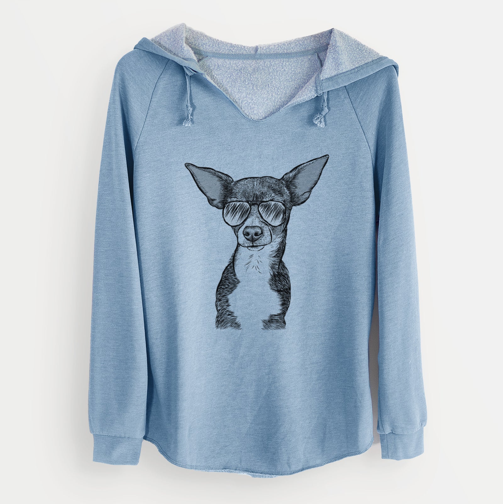 Aviator Tiny Archie the Mixed Breed - Cali Wave Hooded Sweatshirt