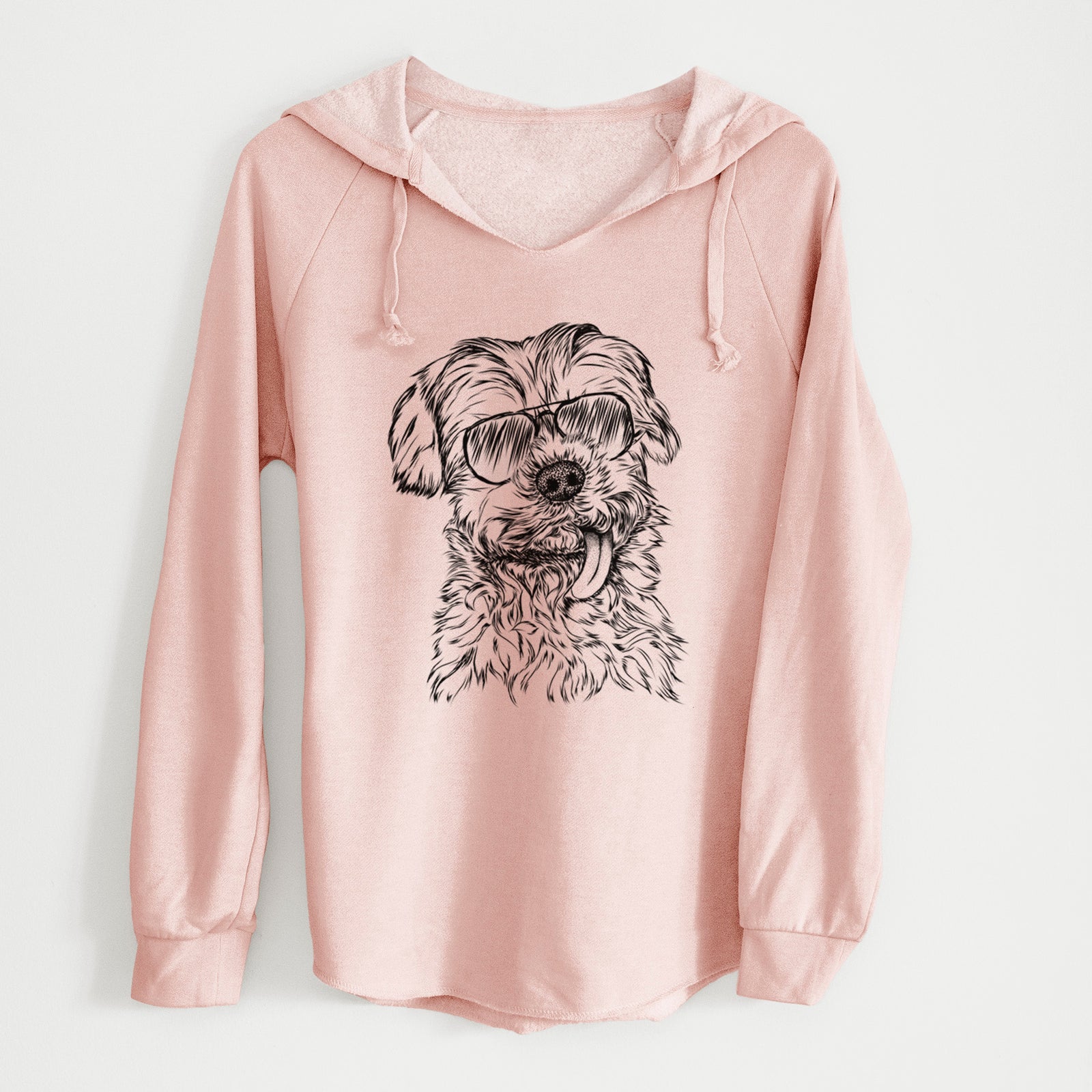 Aviator Tiny Titan the Shih Tzu - Cali Wave Hooded Sweatshirt