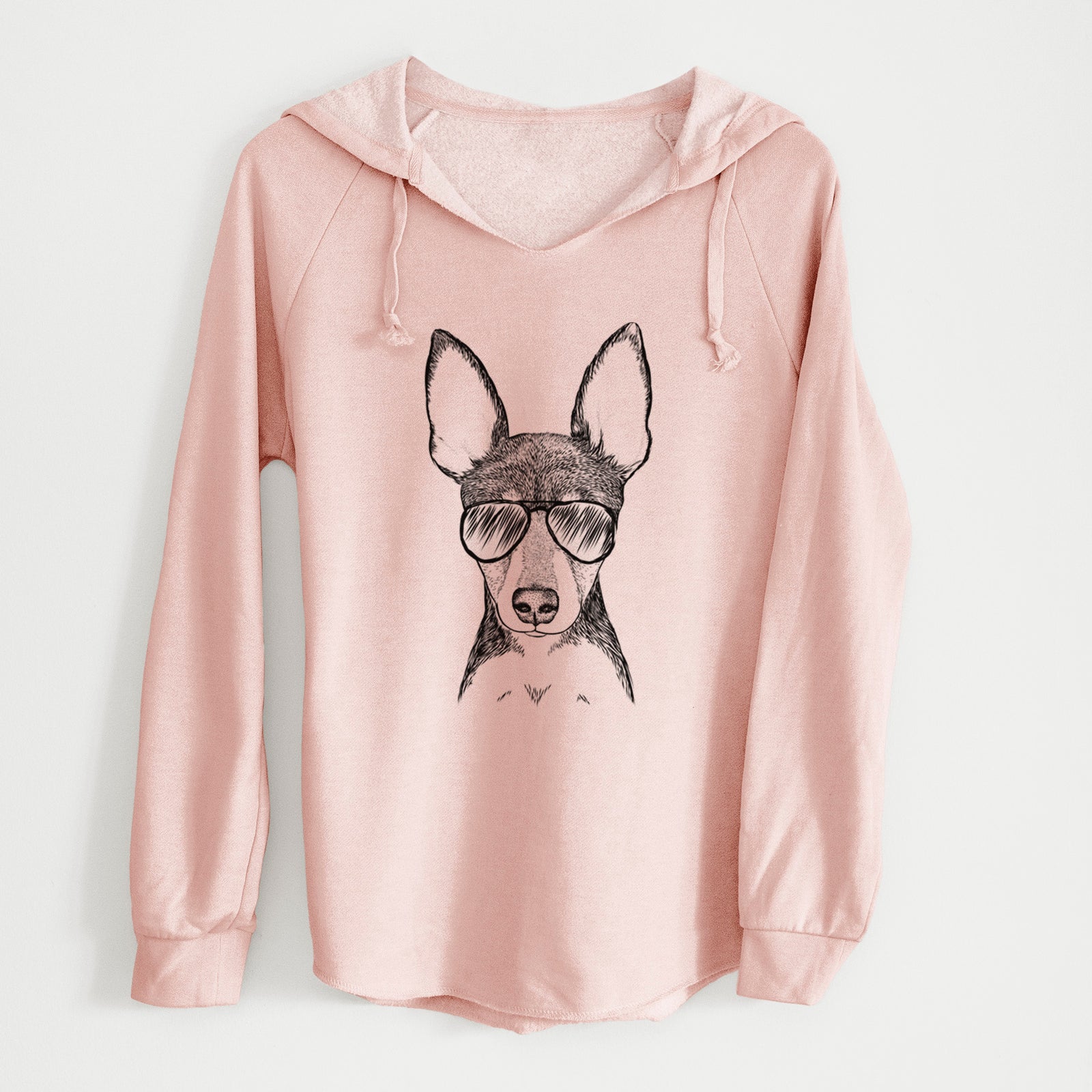 Aviator Tiny the Toy Fox Terrier - Cali Wave Hooded Sweatshirt