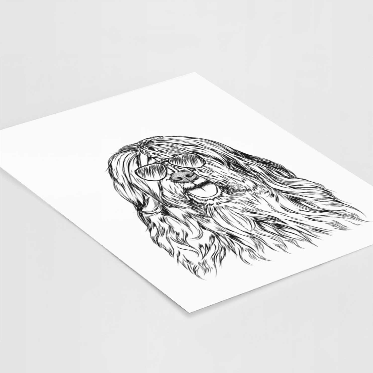 Trinket the Tibetan Terrier Art Print