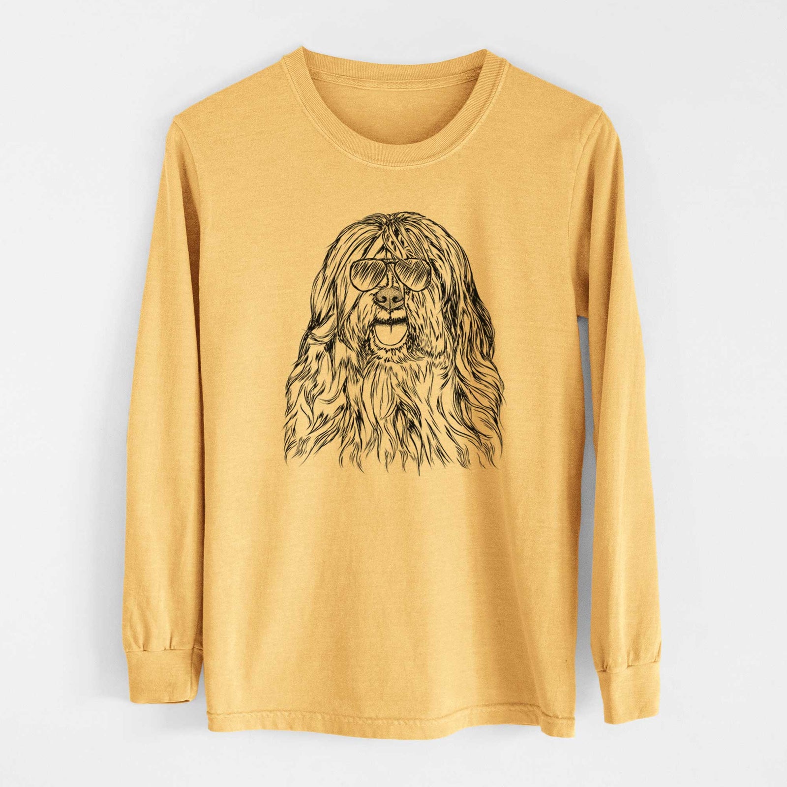 Aviators Trinket the Tibetan Terrier - Heavyweight 100% Cotton Long Sleeve