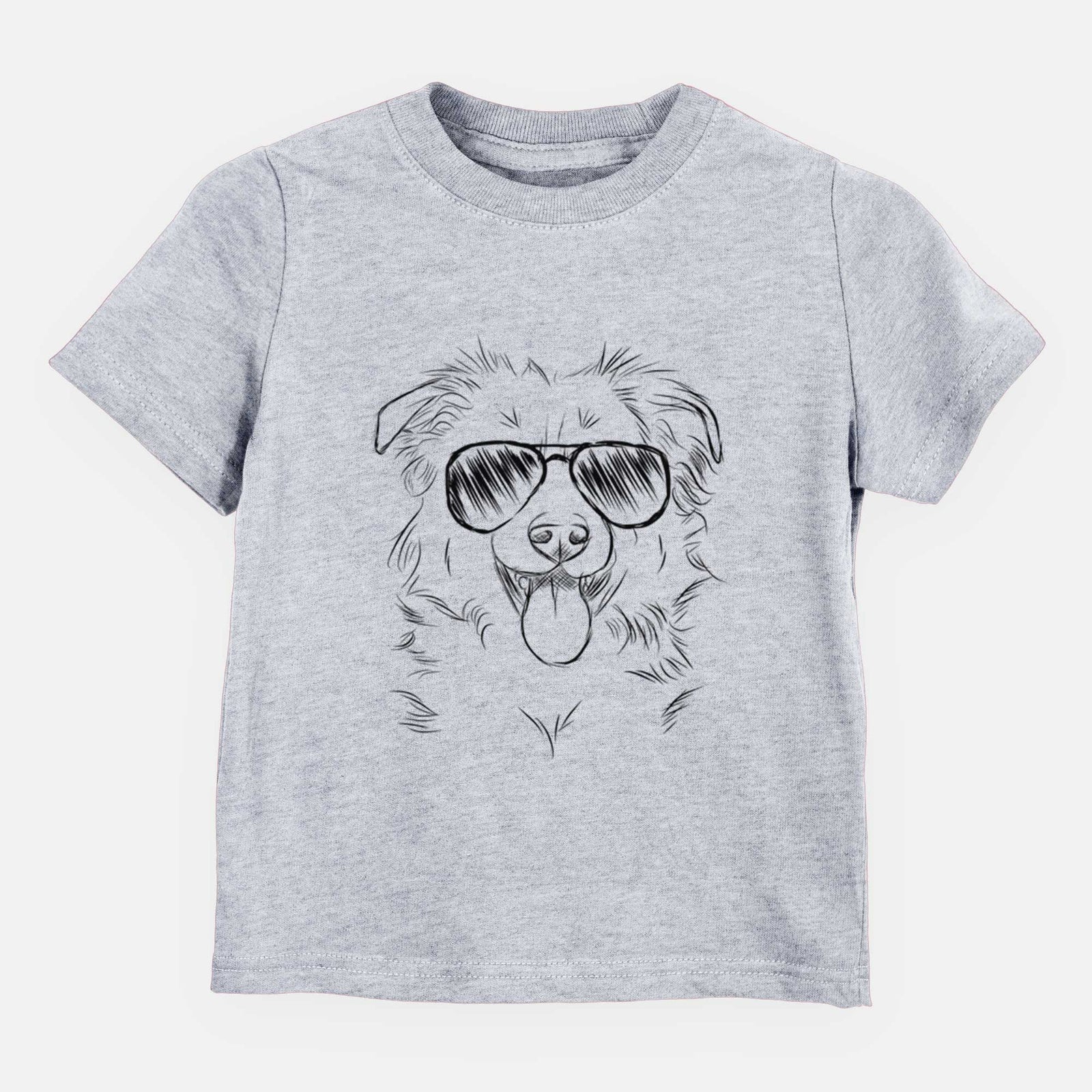 Aviator Tucker the Collie Shepherd - Kids/Youth/Toddler Shirt