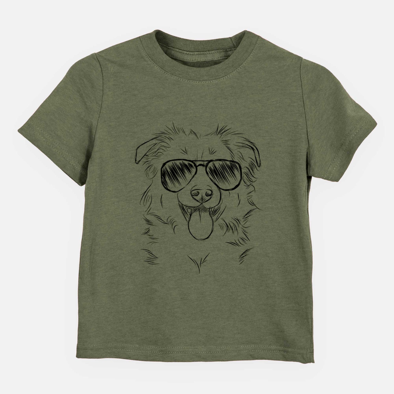 Aviator Tucker the Collie Shepherd - Kids/Youth/Toddler Shirt