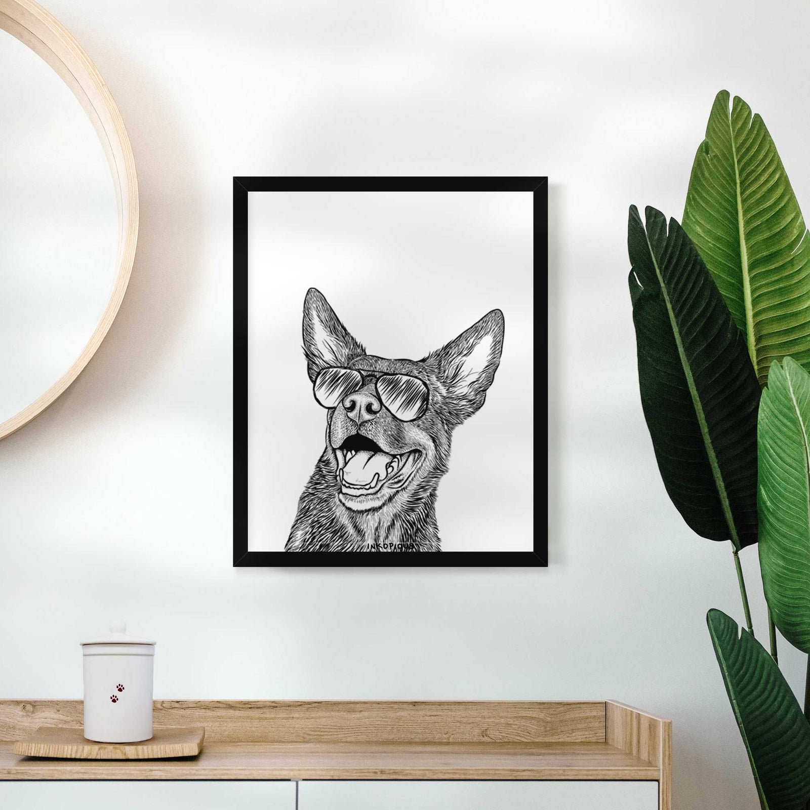Tucker the Australian Kelpie Art Print