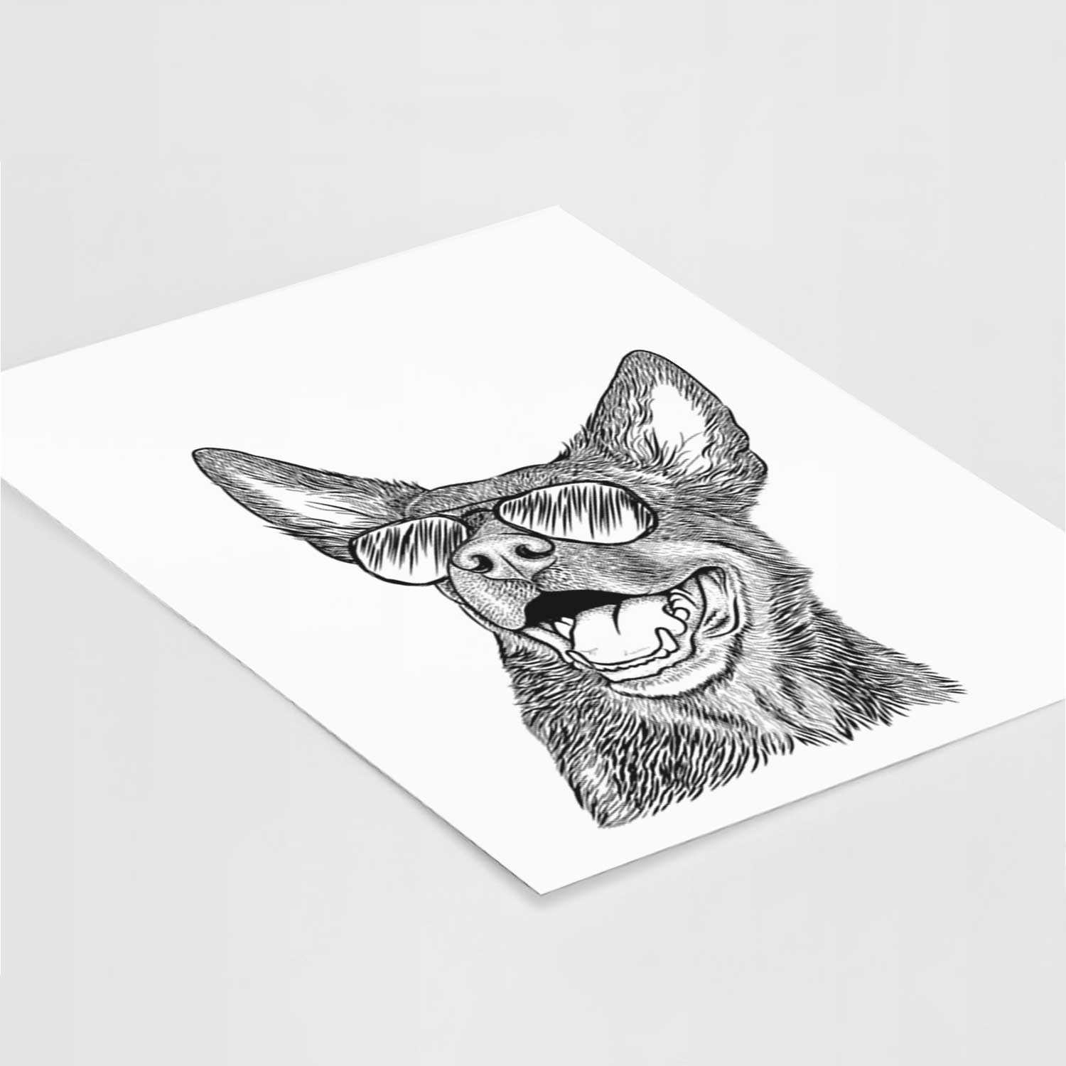 Tucker the Australian Kelpie Art Print