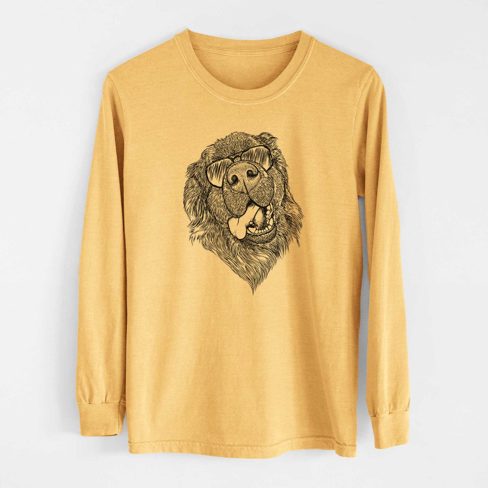 Aviators Tuna the Newfoundland - Heavyweight 100% Cotton Long Sleeve