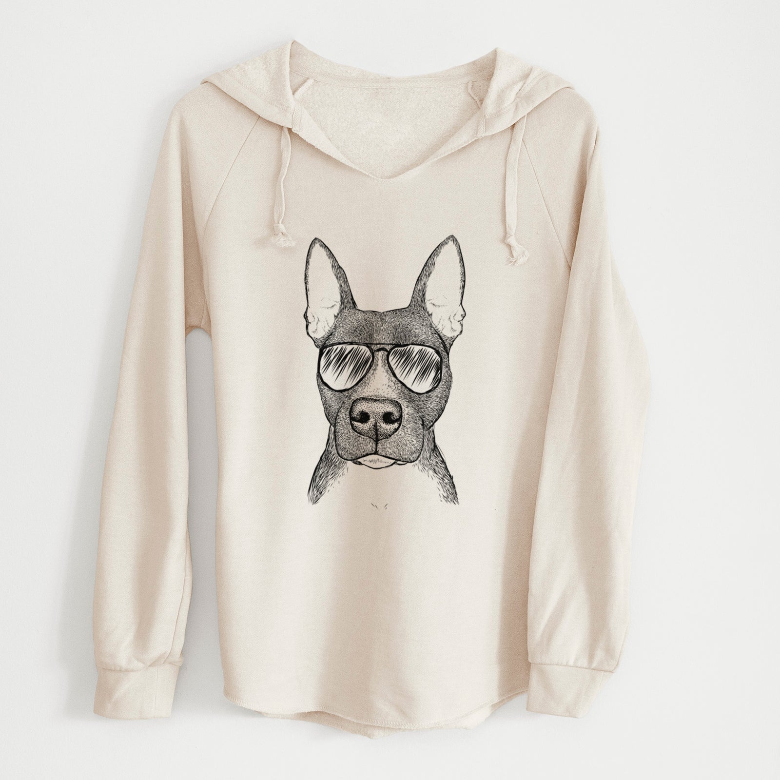 Aviator Violet the Pitbull - Cali Wave Hooded Sweatshirt