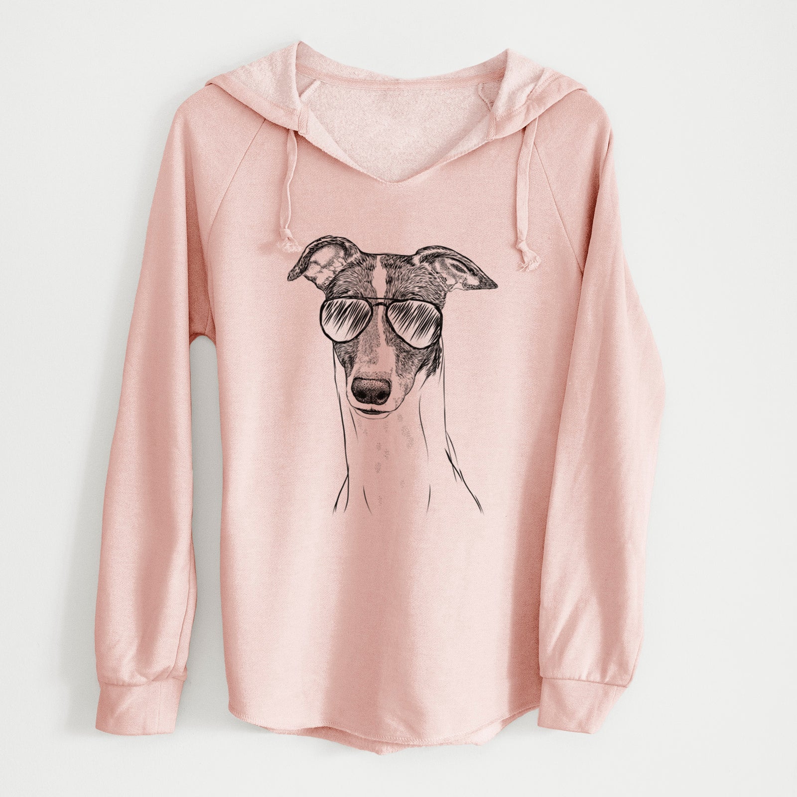Aviator Vyncent the Greyhound - Cali Wave Hooded Sweatshirt