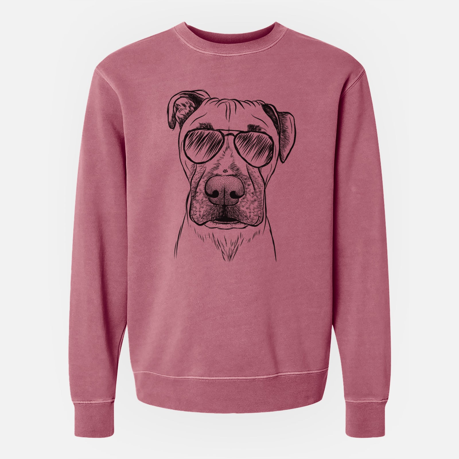 Aviator Waylon the Boxane - Unisex Pigment Dyed Crew Sweatshirt