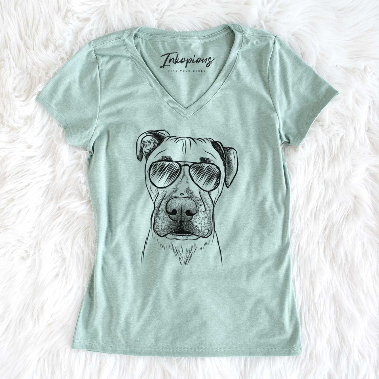 Aviator Waylon the Boxane - Women's V-neck Shirt