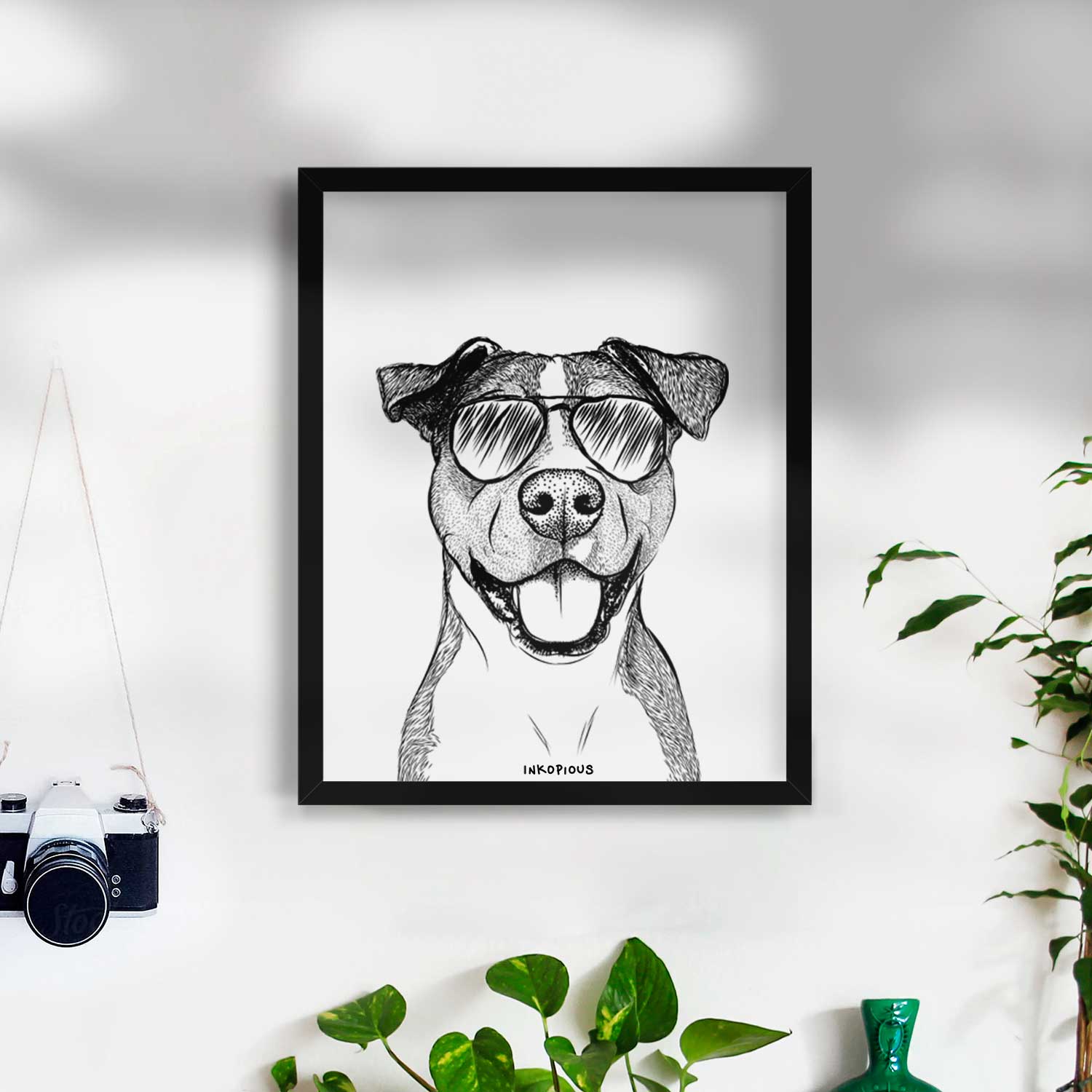 Wendy the Mixed Breed Art Print