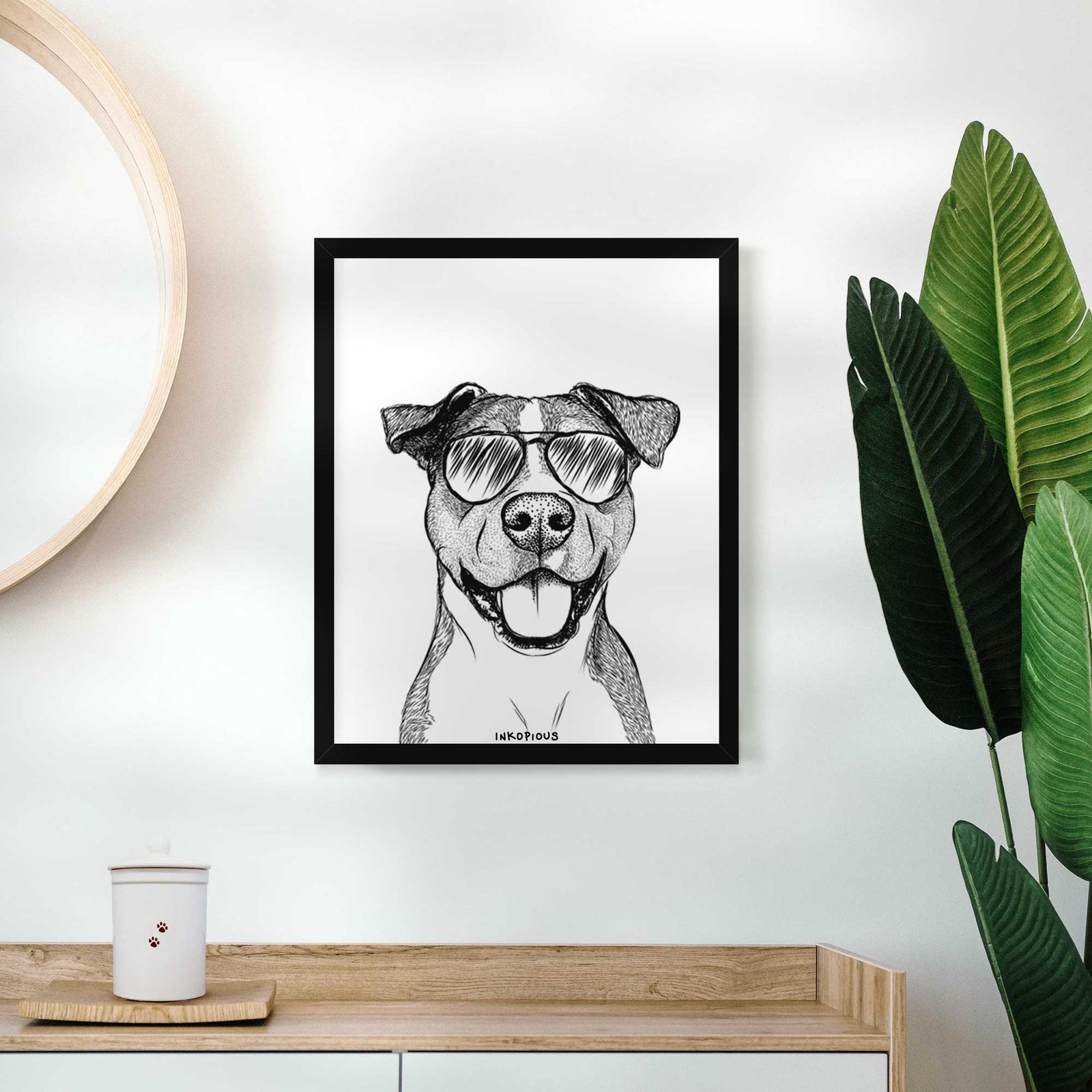 Wendy the Mixed Breed Art Print