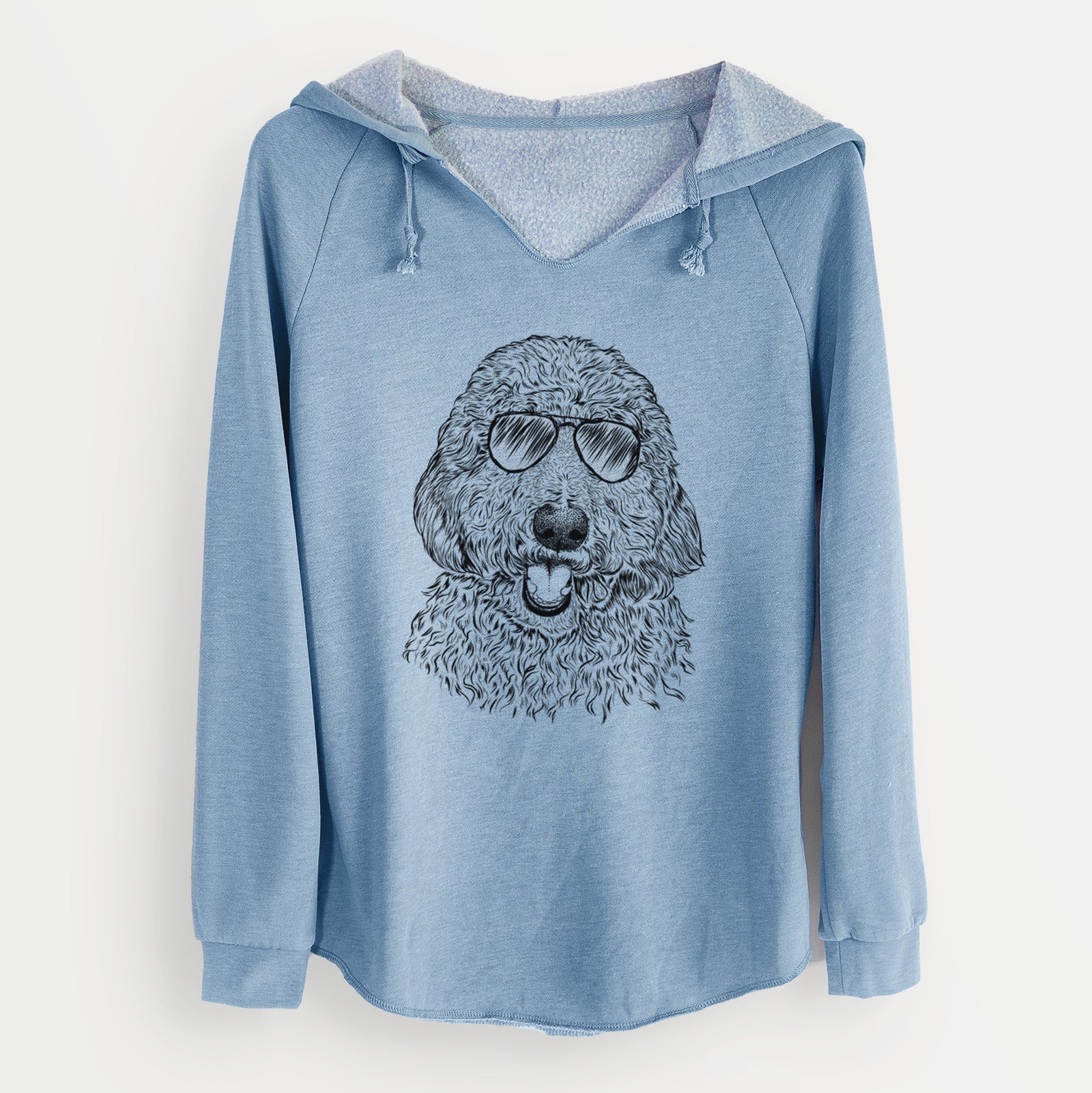 Aviator Whisper the Goldendoodle - Cali Wave Hooded Sweatshirt