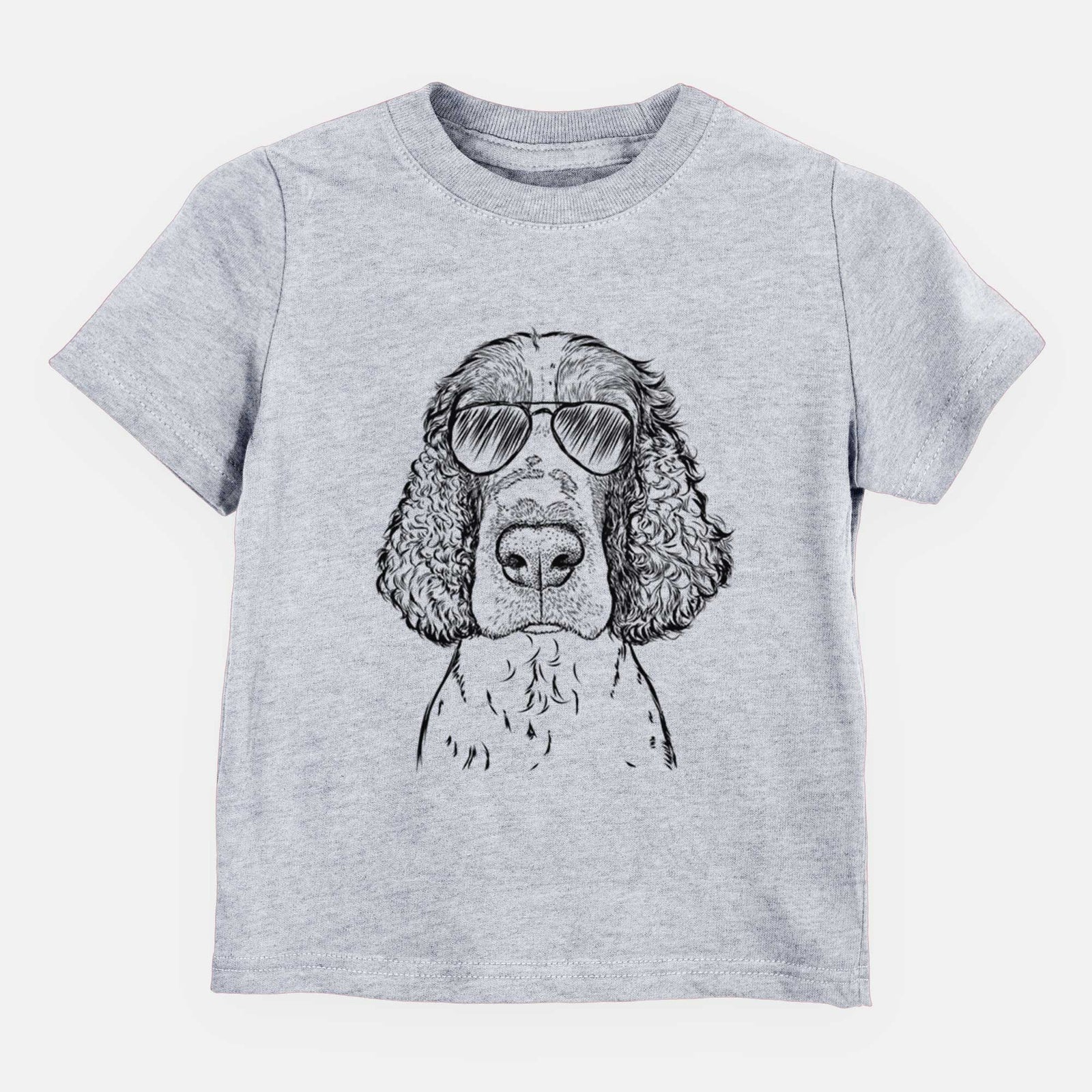 Aviator Wilbur the English Springer Spaniel - Kids/Youth/Toddler Shirt