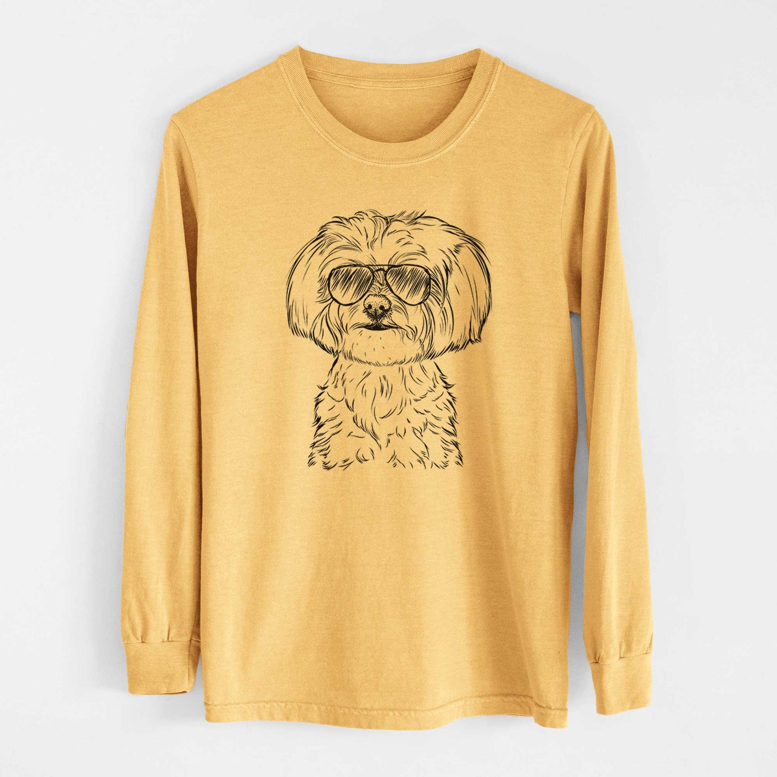 Aviators Willow the Maltese - Heavyweight 100% Cotton Long Sleeve