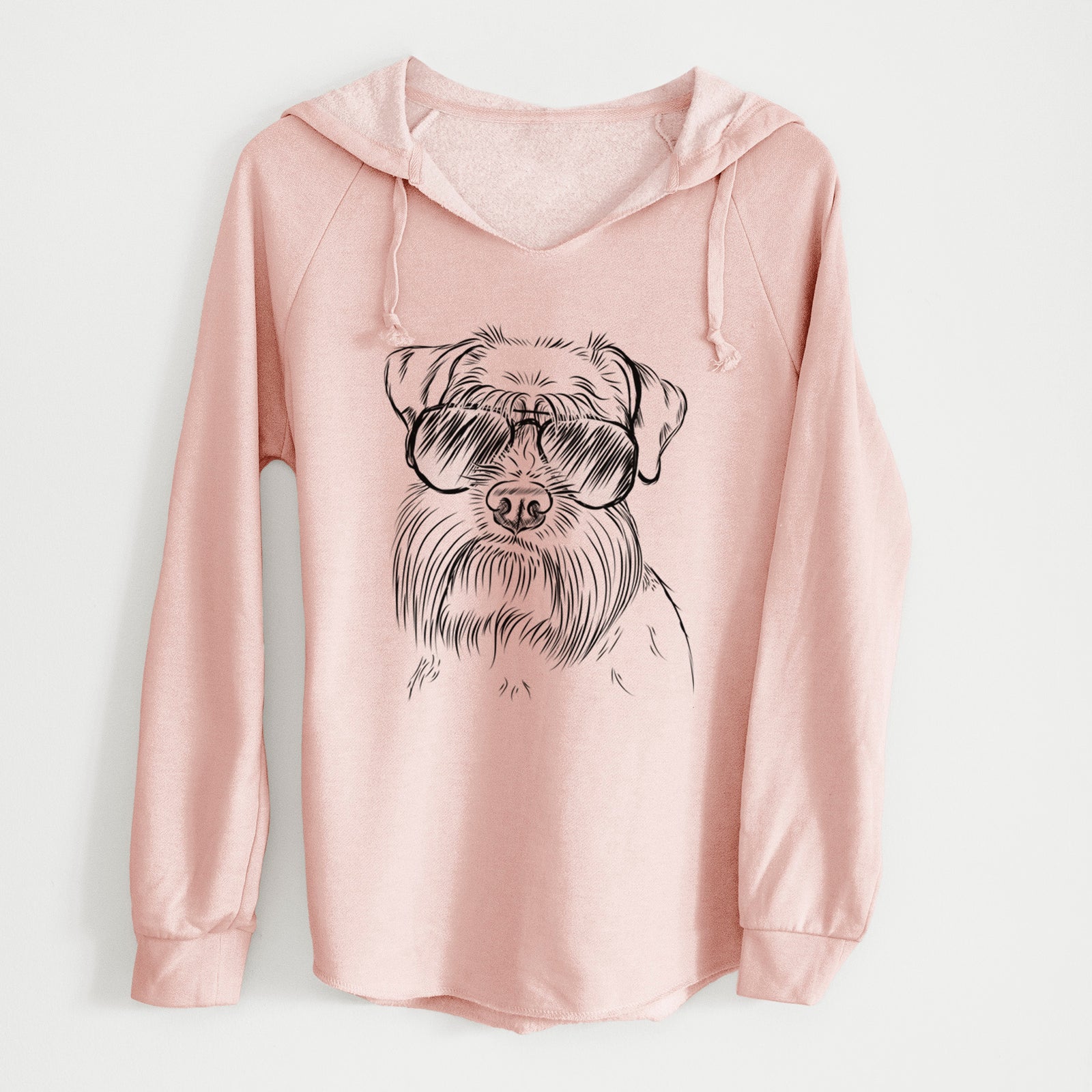 Aviator Wrigley the Schnauzer - Cali Wave Hooded Sweatshirt