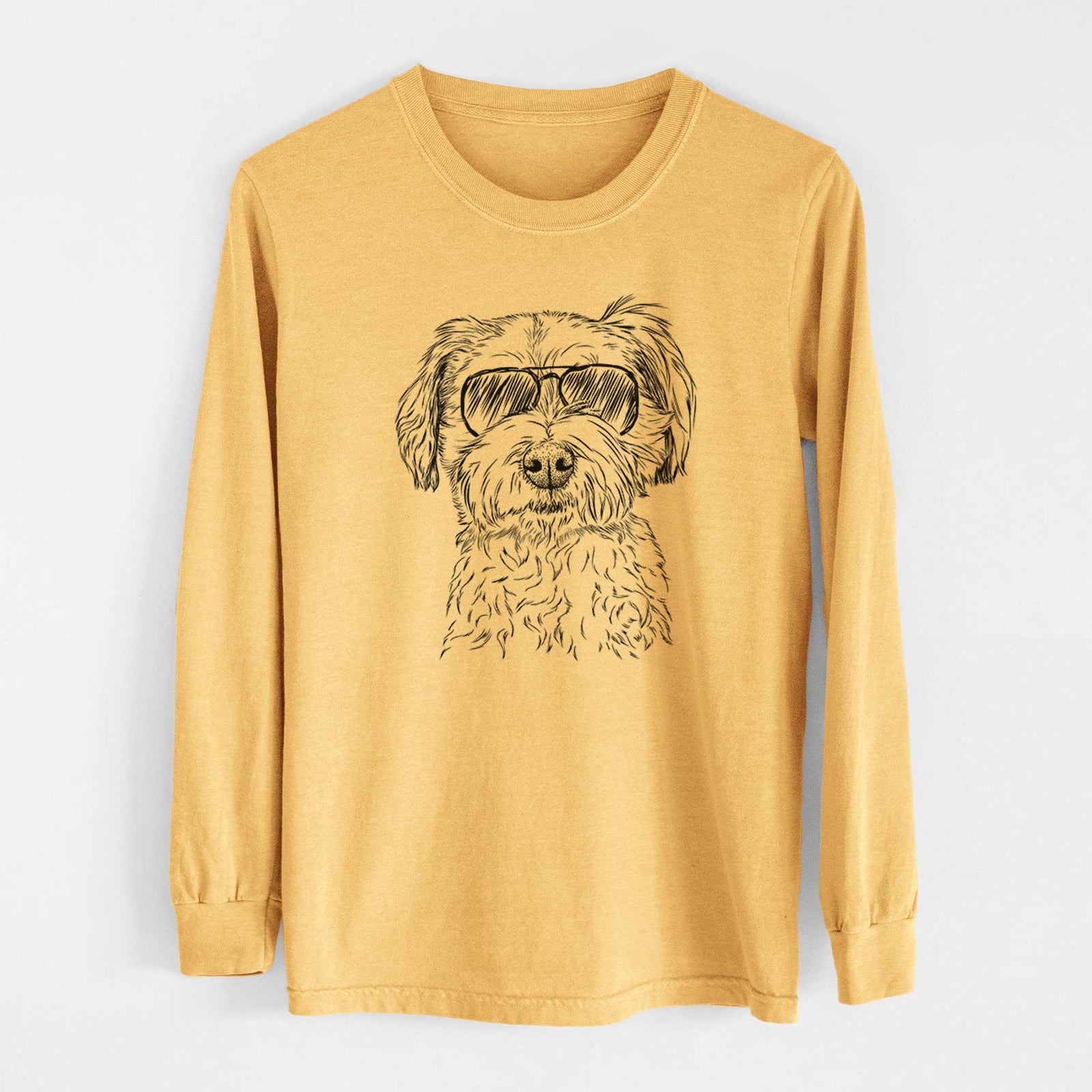 Aviators Wyatt the Coton de Tulear - Heavyweight 100% Cotton Long Sleeve