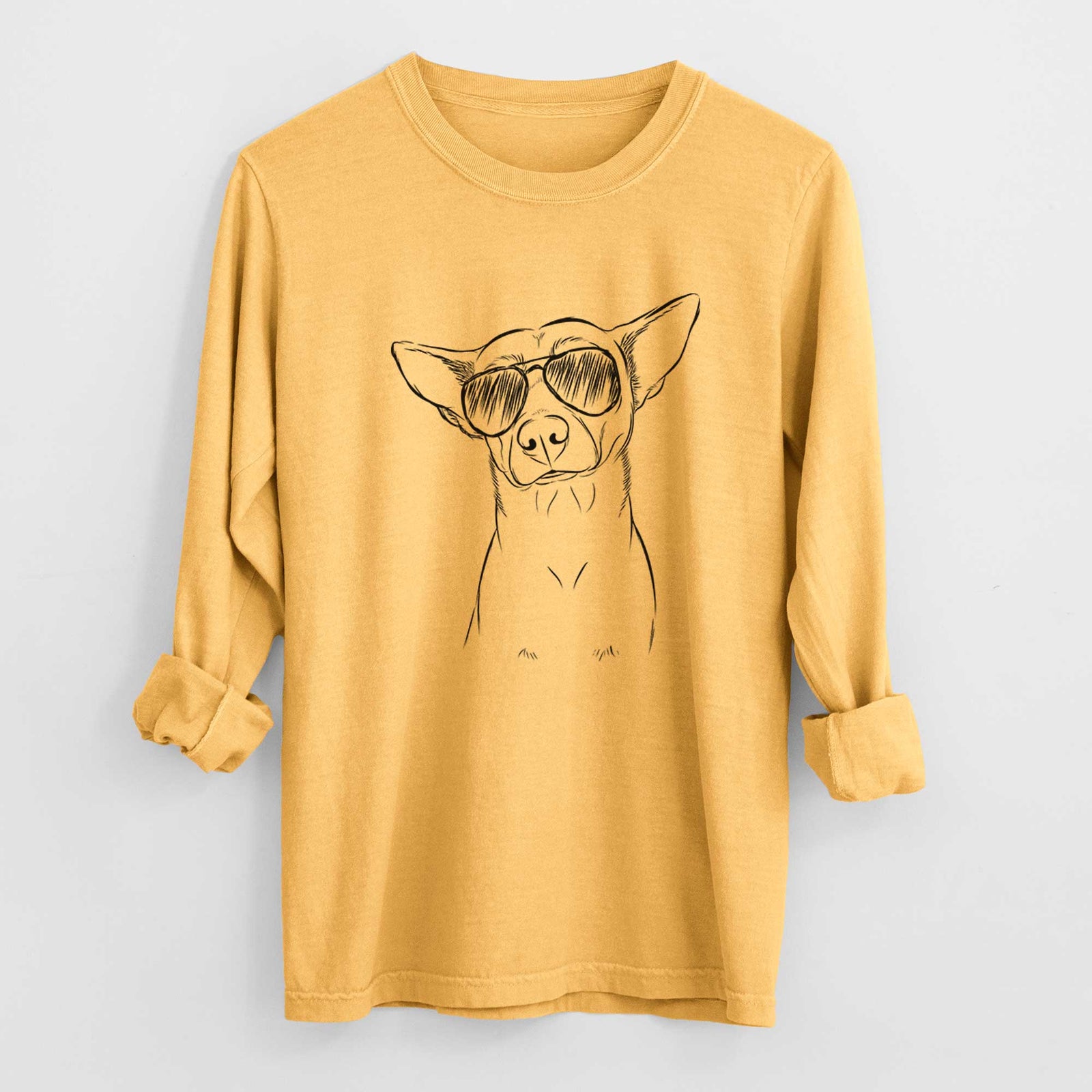 Aviators Yogi the Mixed Breed - Heavyweight 100% Cotton Long Sleeve