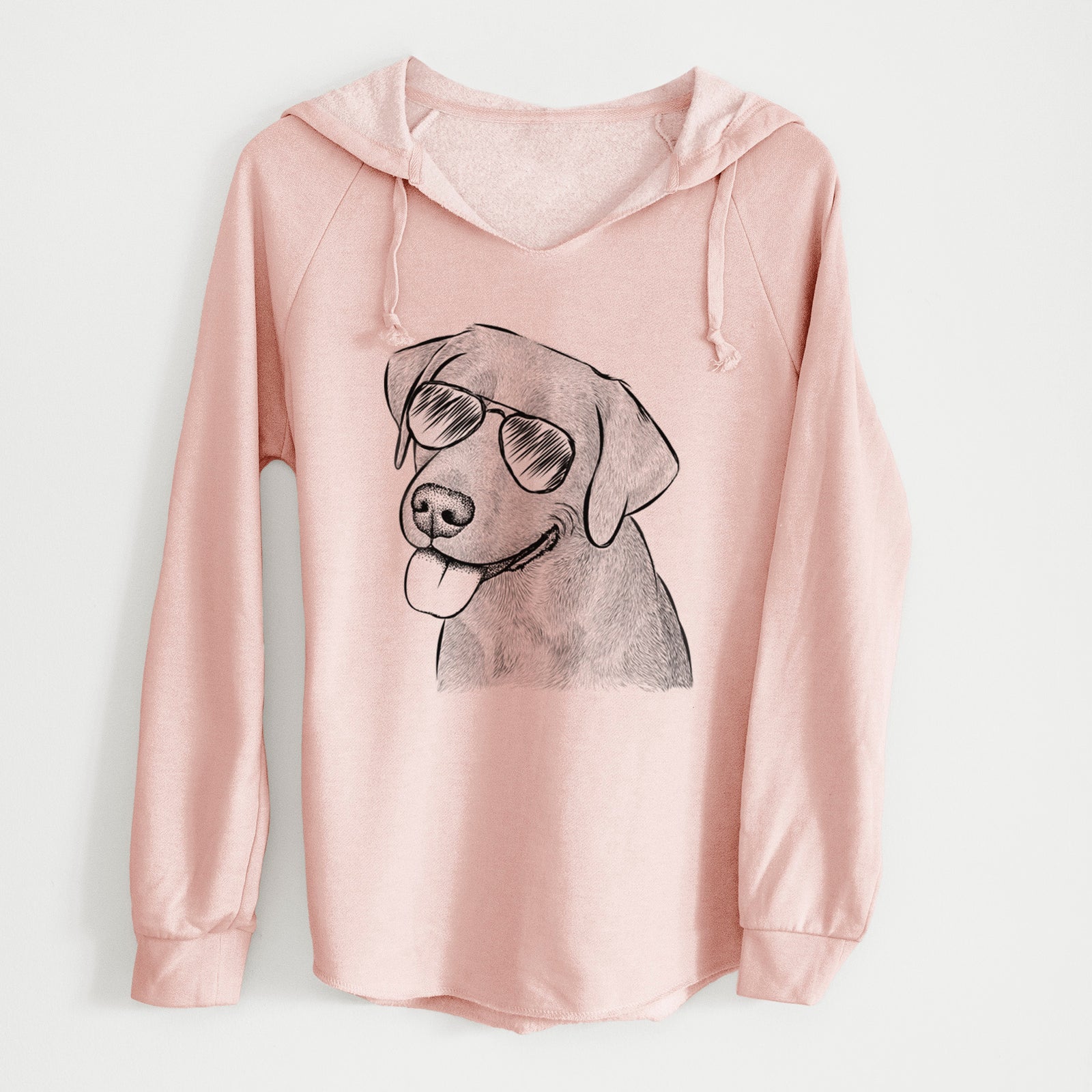 Aviator Zeppelin the Black Labrador - Cali Wave Hooded Sweatshirt