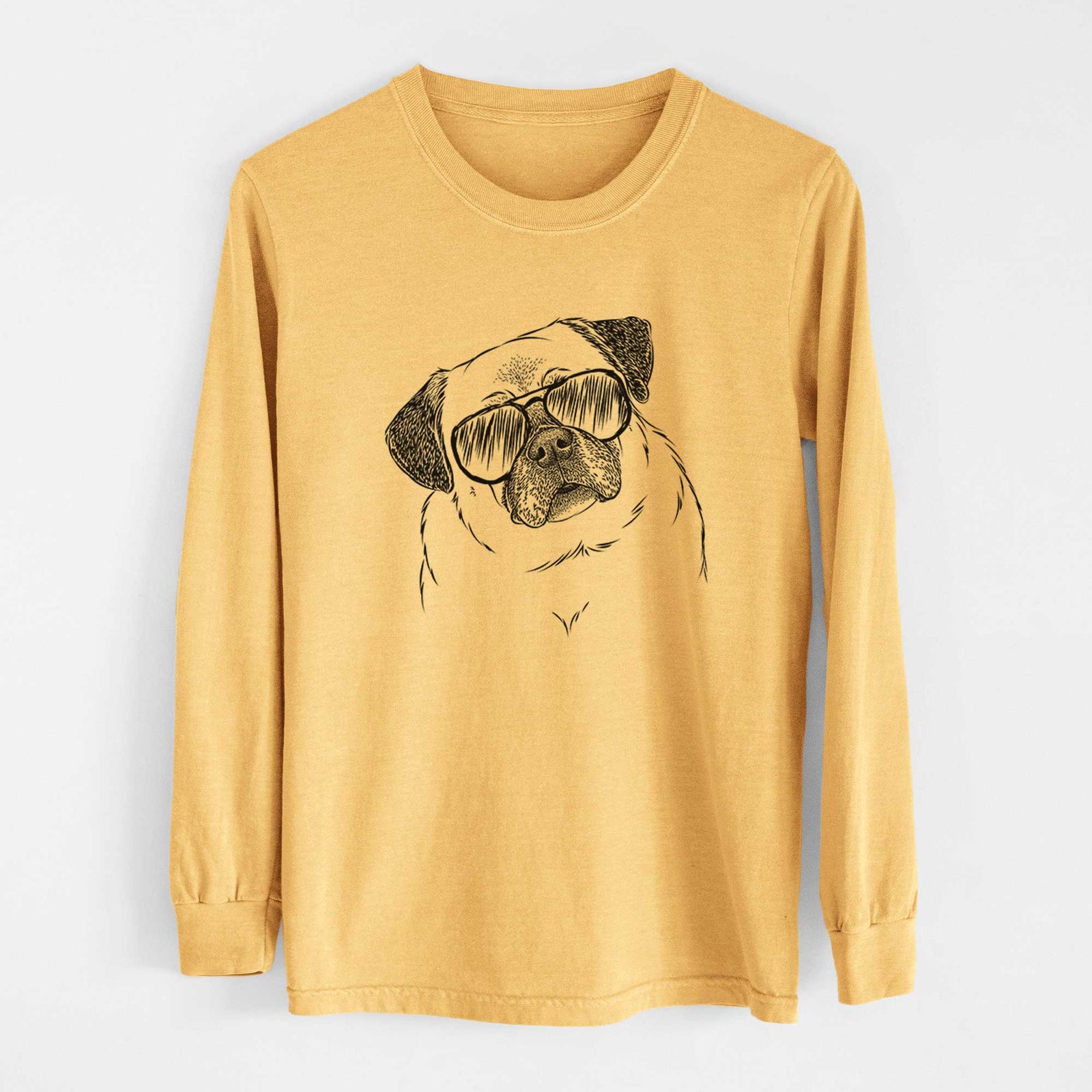 Aviators Zoey the Pug - Heavyweight 100% Cotton Long Sleeve