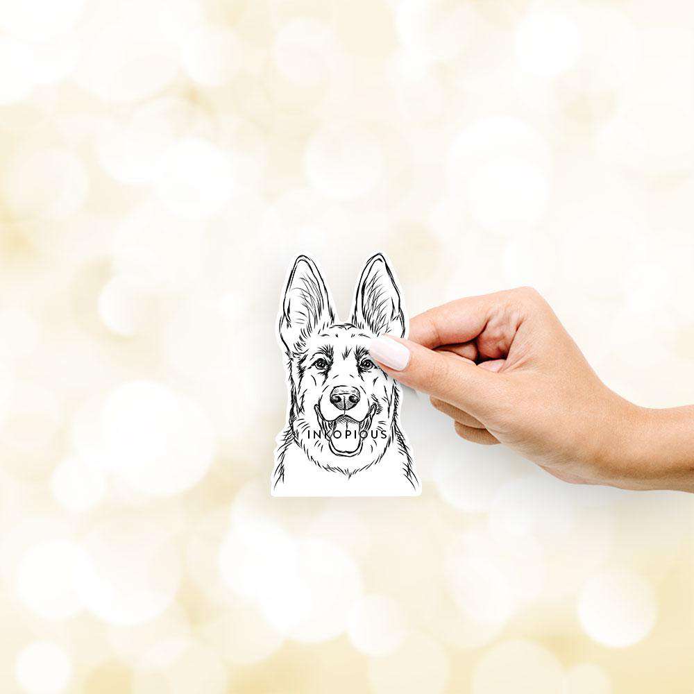 Brutus the German Shepherd - Decal Sticker