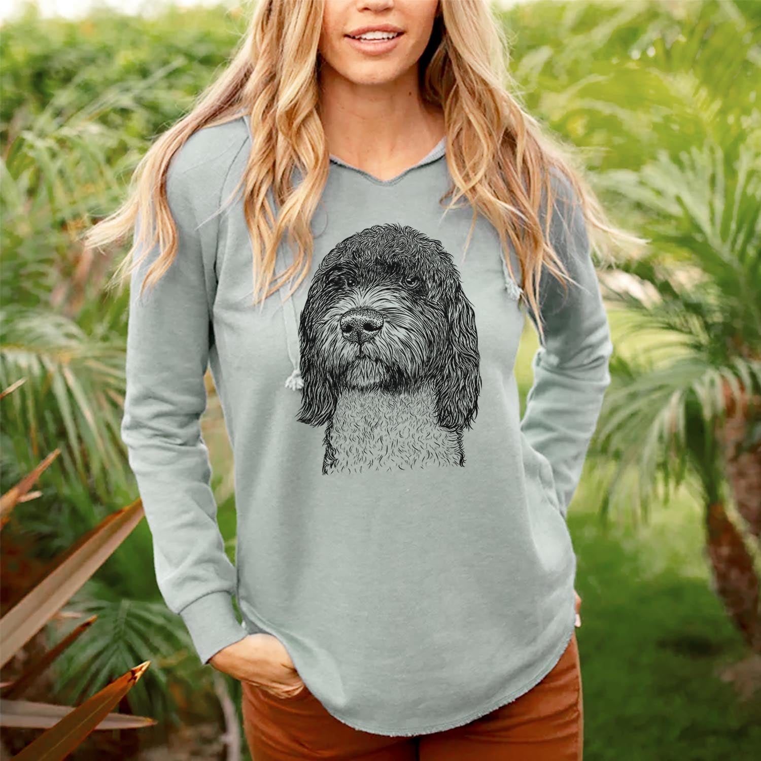 Chris the Portuguese Water Dog - Cali Wave Hooded Sweatshirt