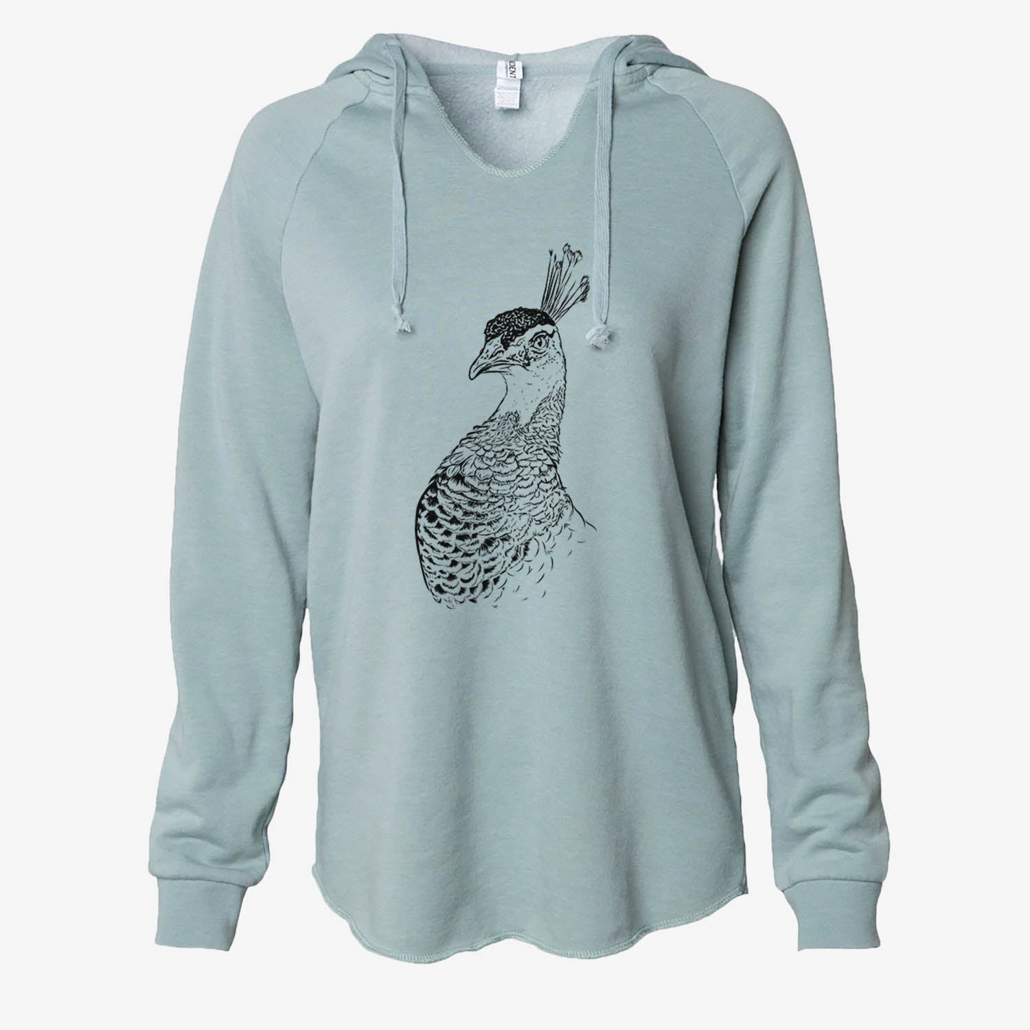 Dee the Peahen - Cali Wave Hooded Sweatshirt