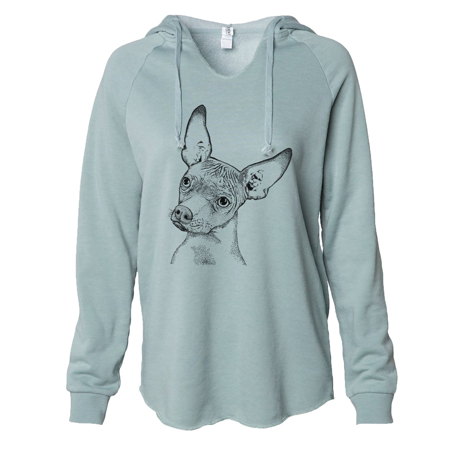Kahlo the Xoloitzcuintli - Cali Wave Hooded Sweatshirt