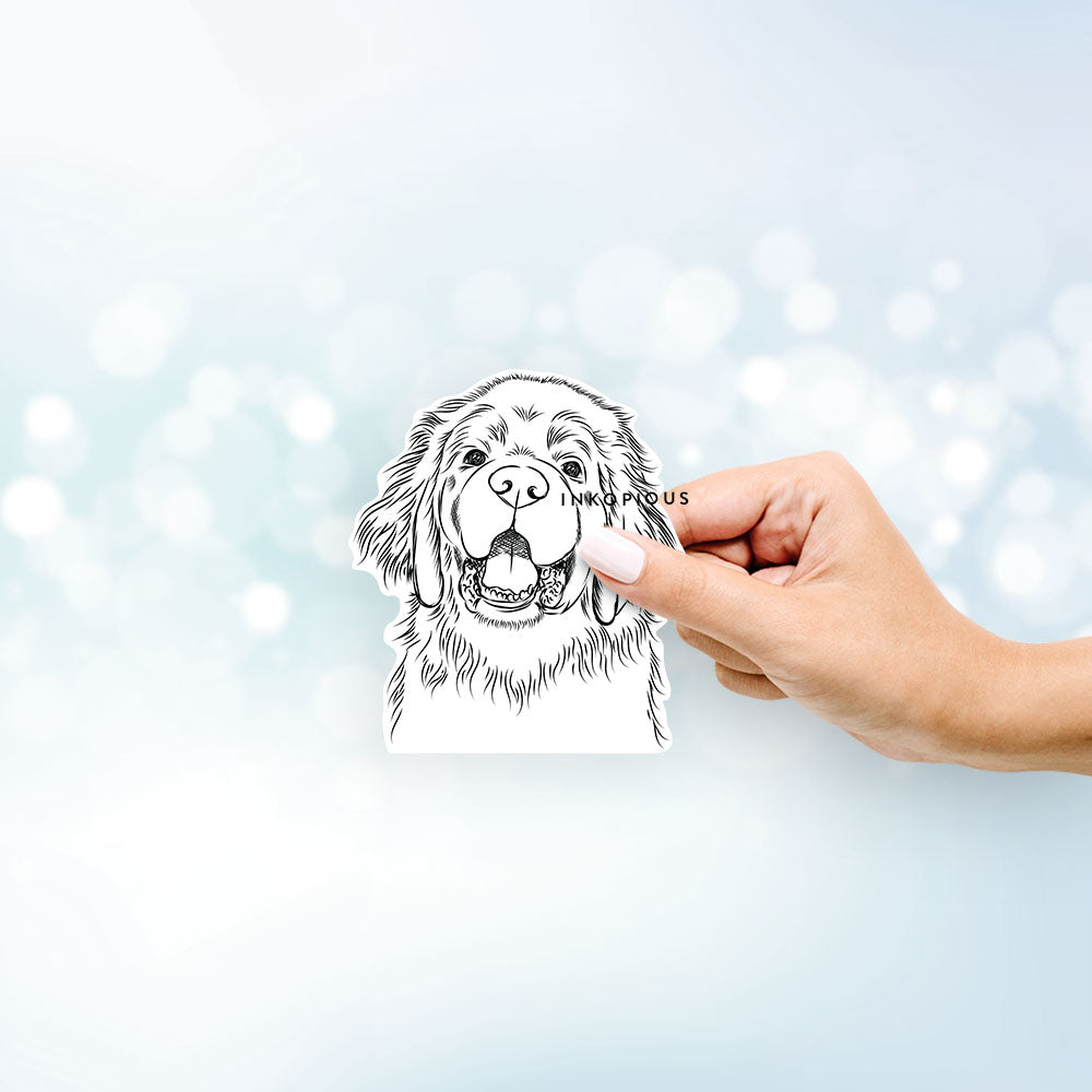 Mozart the Newfoundland - Decal Sticker